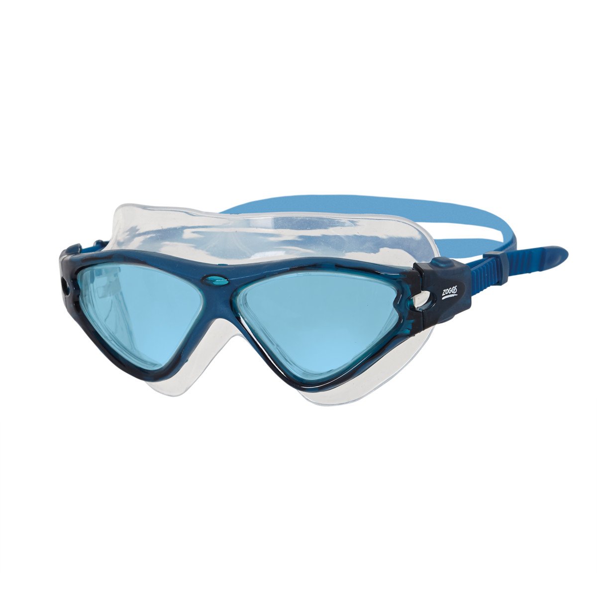 Óculos De Natação Tri-vision Mask Azul Zoggs - azul - 