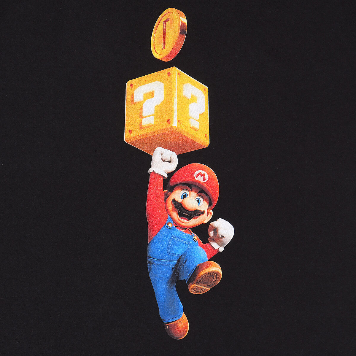 Camiseta De Manga Corta Super Mario Mario Coin