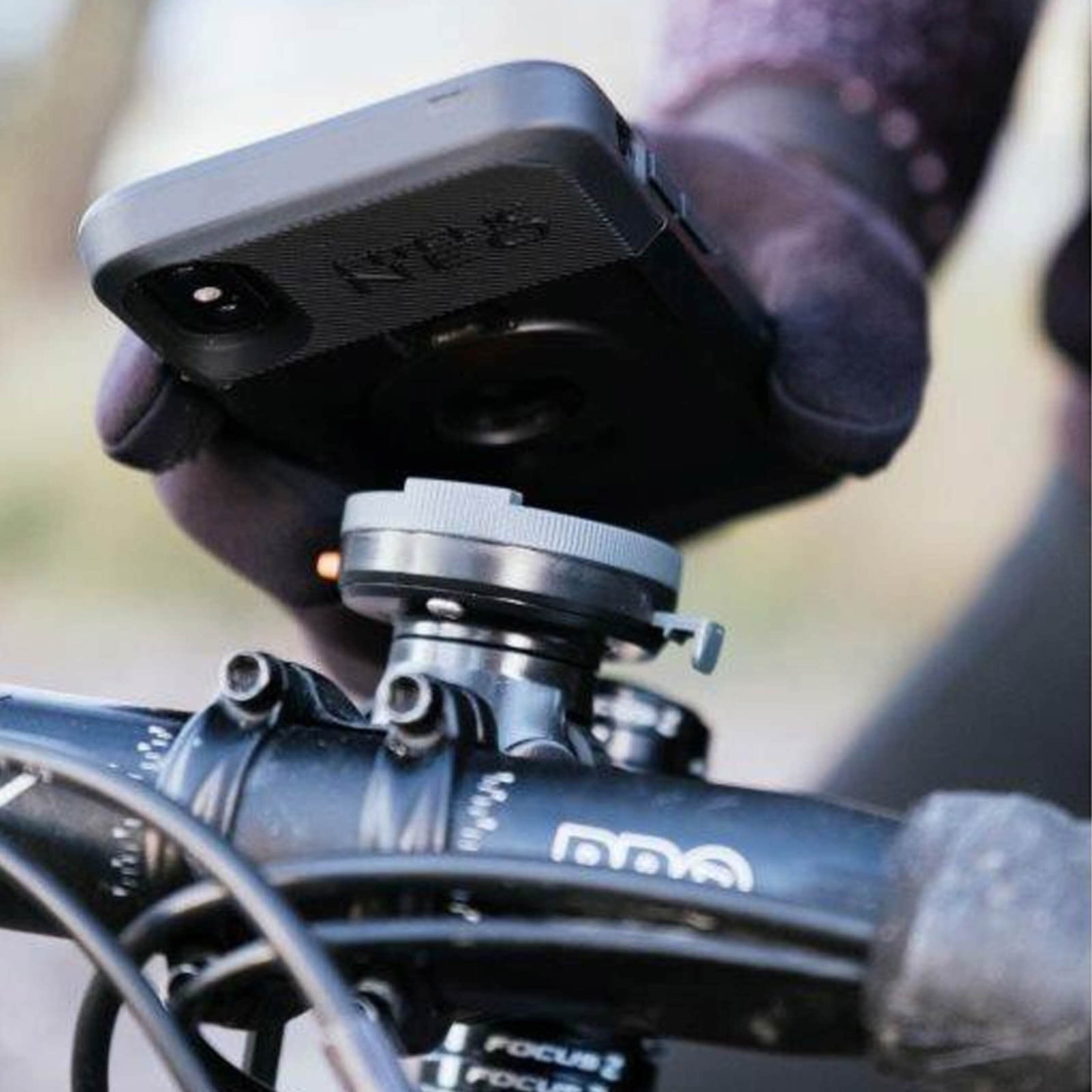 Soporte Smartphone De Bicicleta Fitclic Neo Tigra Orientable 360âº - Negro  MKP