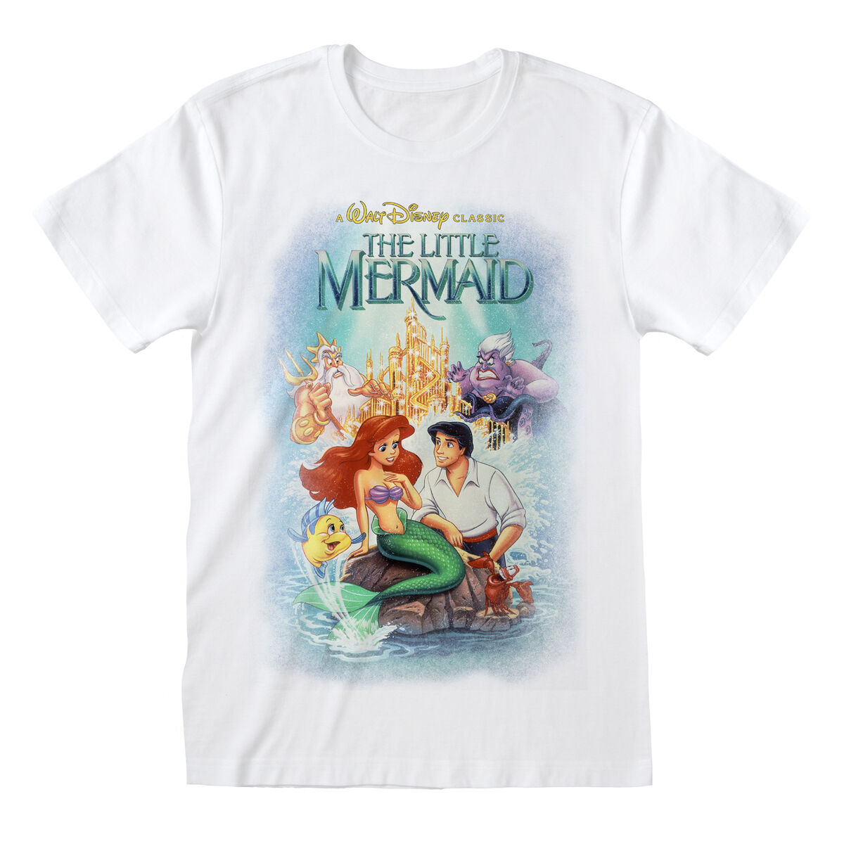 Camiseta De Manga Corta The Little Mermaid Classic Poster