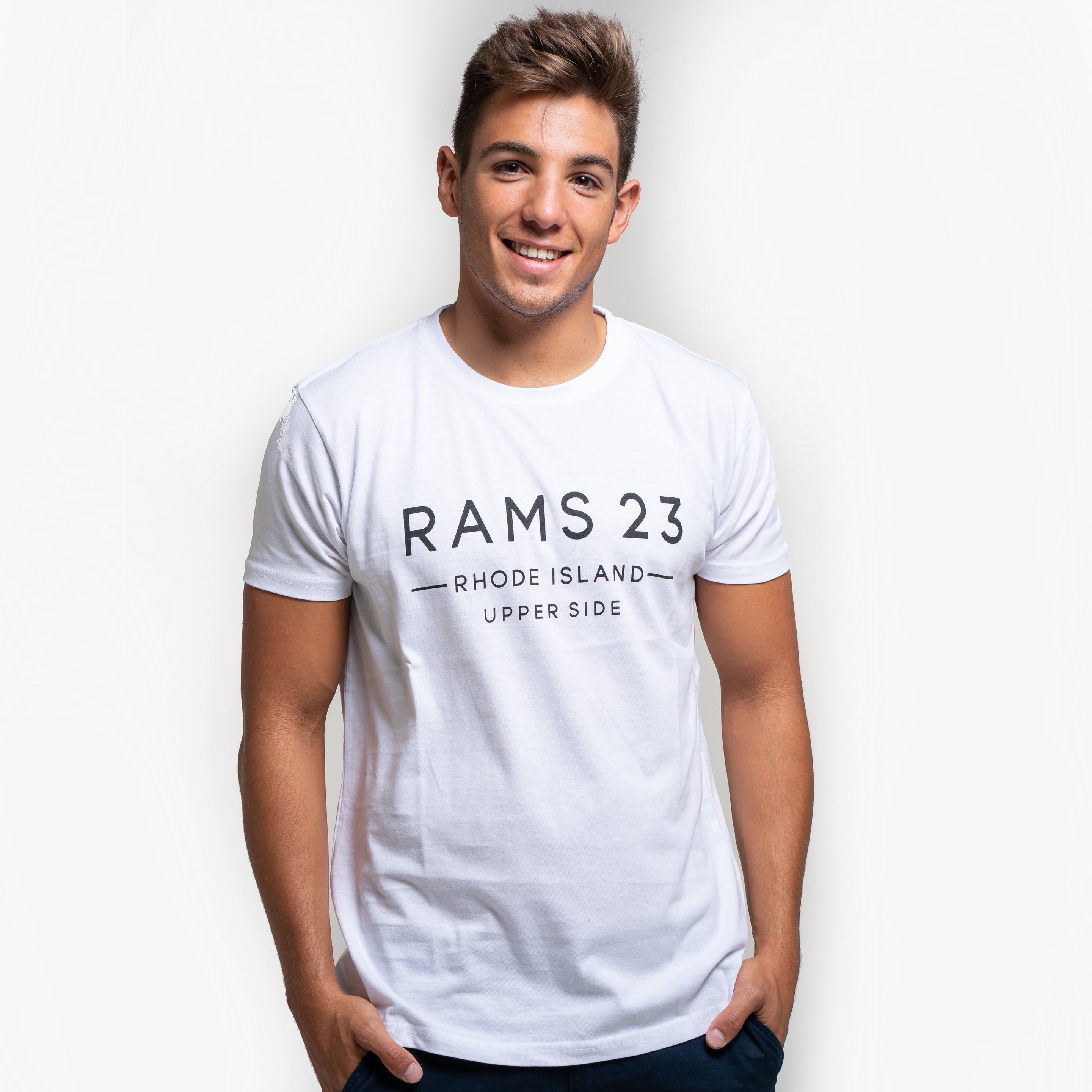 Camiseta Estampado Rhode Island Rams 23 - blanco - 