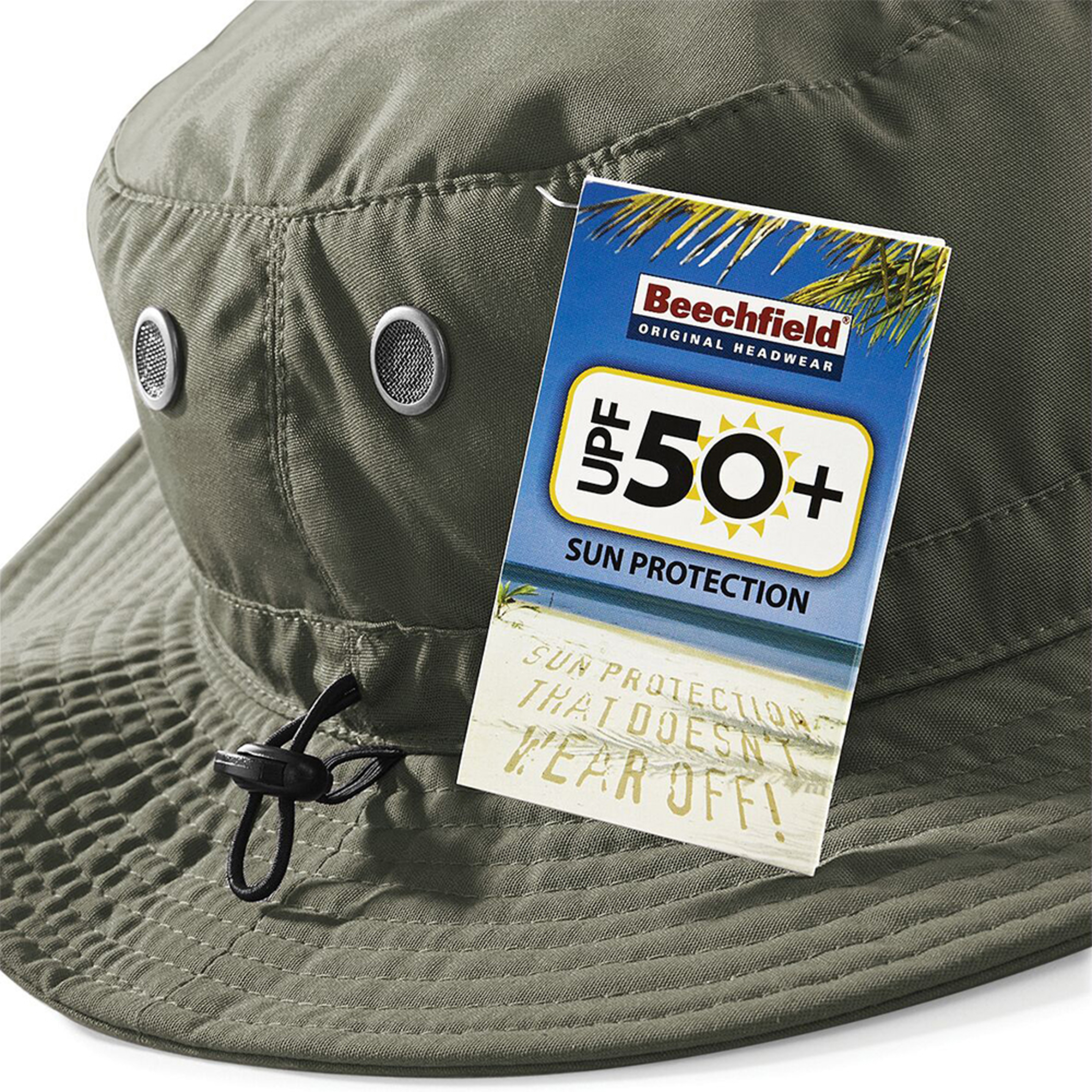 Sombrero De Safari / Excursionista Modelo Summer Cargo (Protección Factor 50+)  Verano Calor