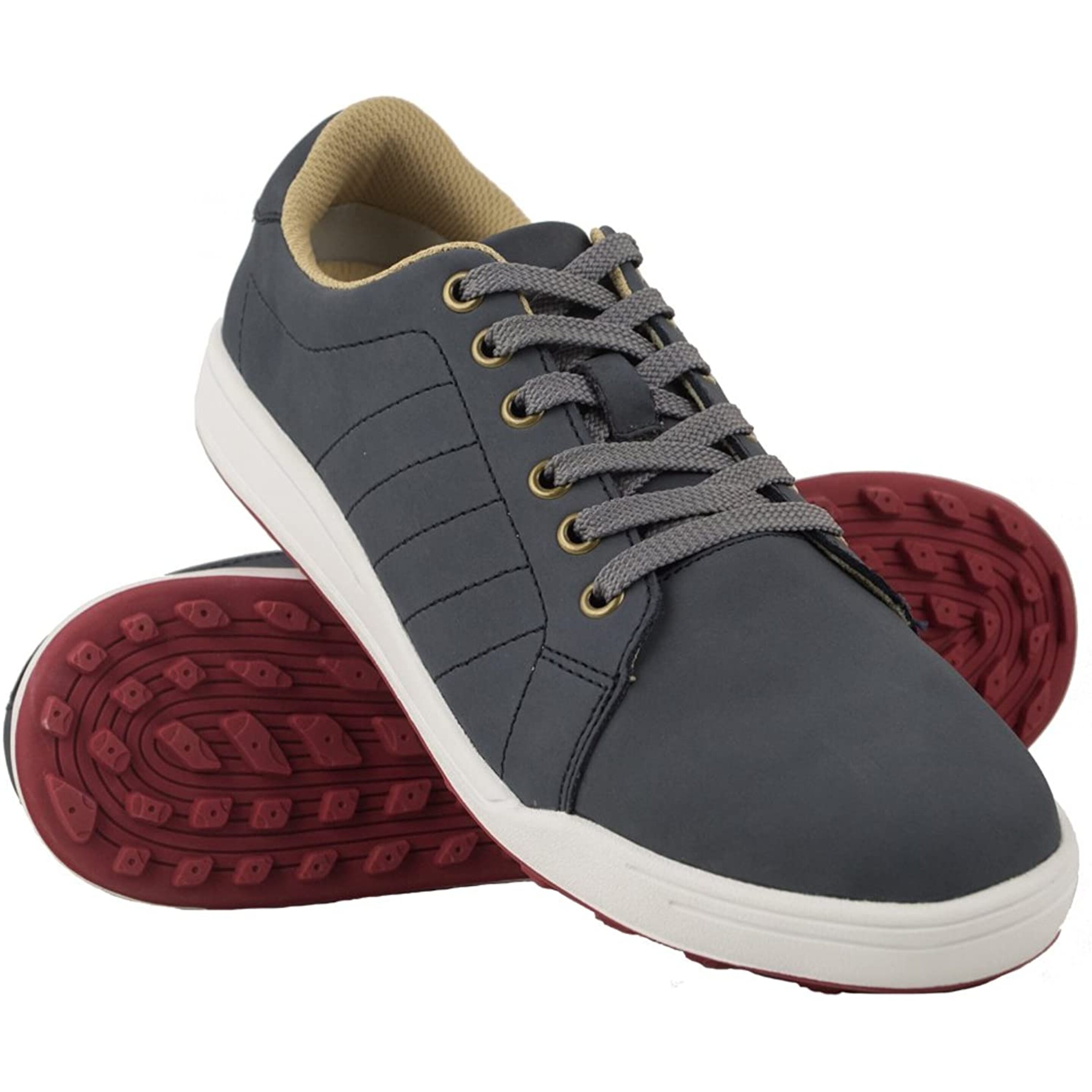 Zerimar Zapatos De Golf Hombre | Deportivas Para Hombre | Zapatos Hombre Golf | Zapato Golf Piel