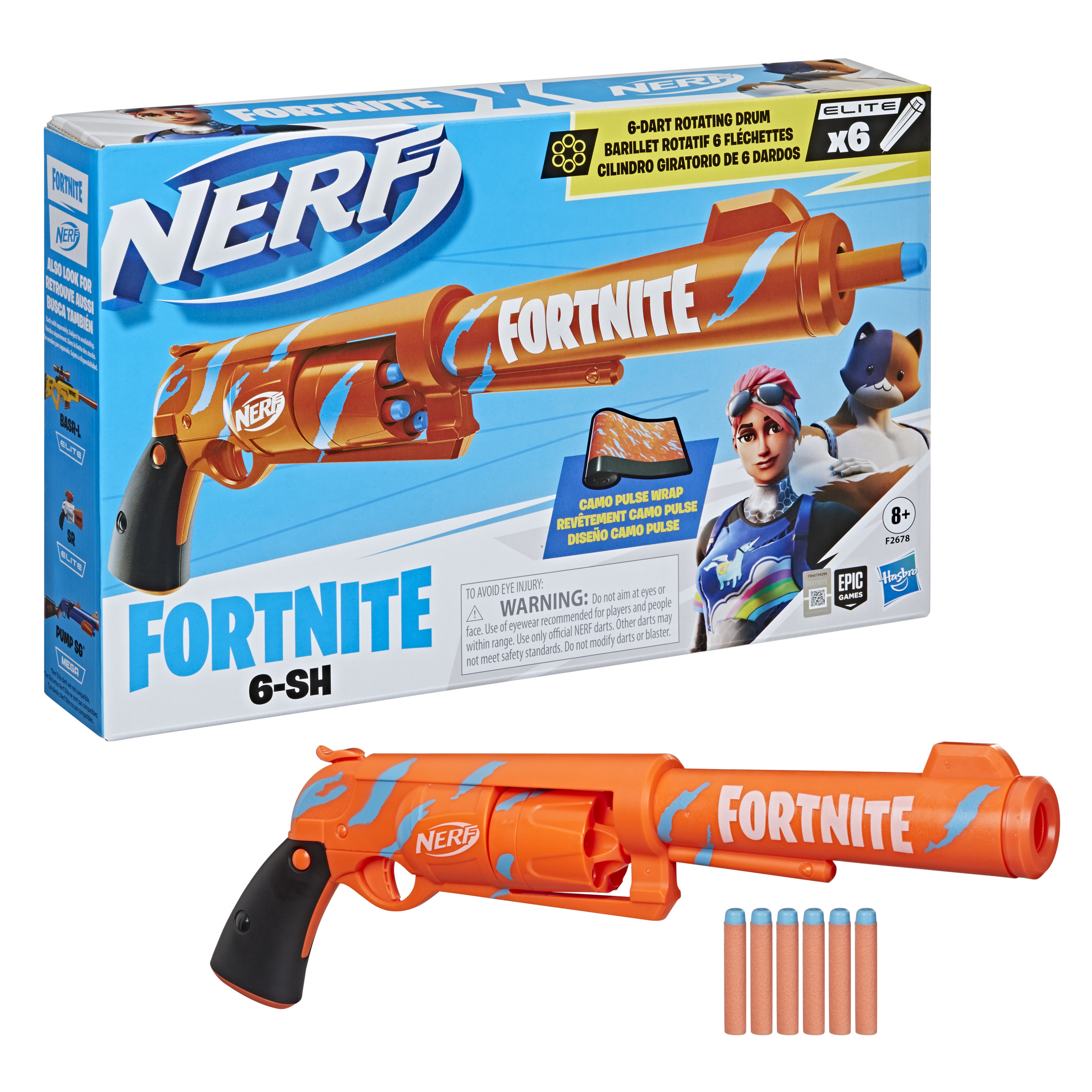 Nerf Fortnite Six Shooter - multicolor - 