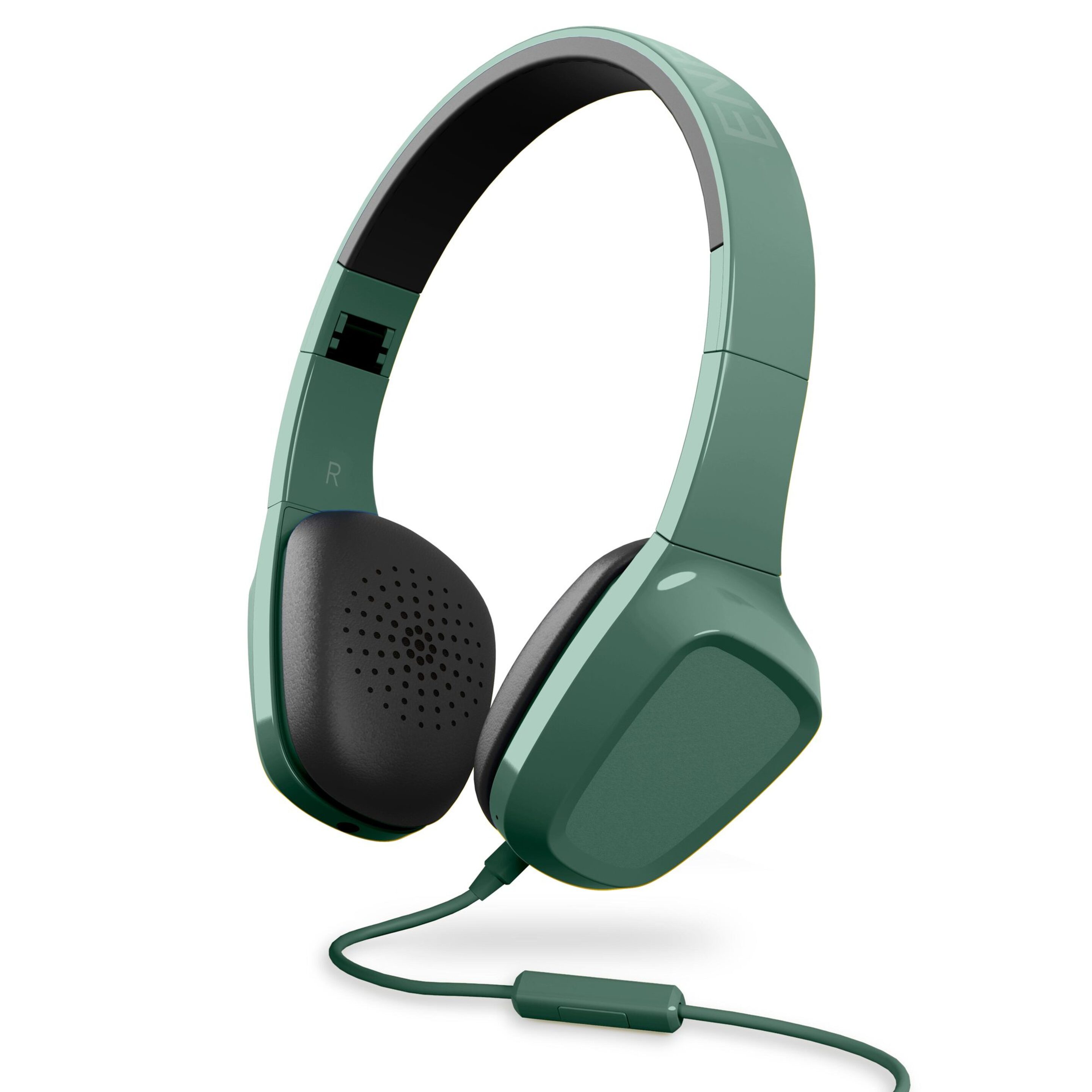 Energy Sistem Headphones 1 Green Mic - Auscultadores