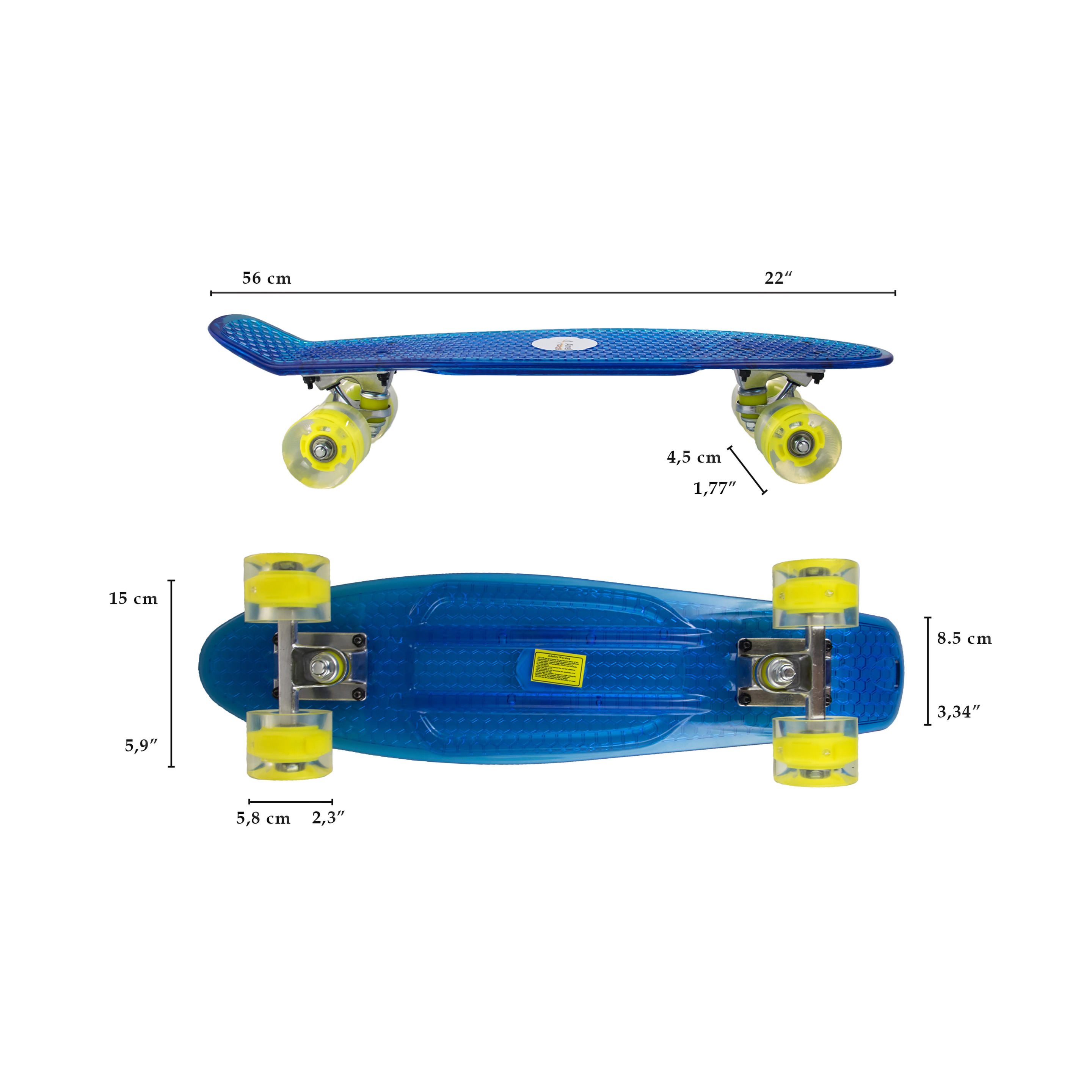 Skateboard Monopatin Airel, Skate 4 Ruedas Con Rodamientos