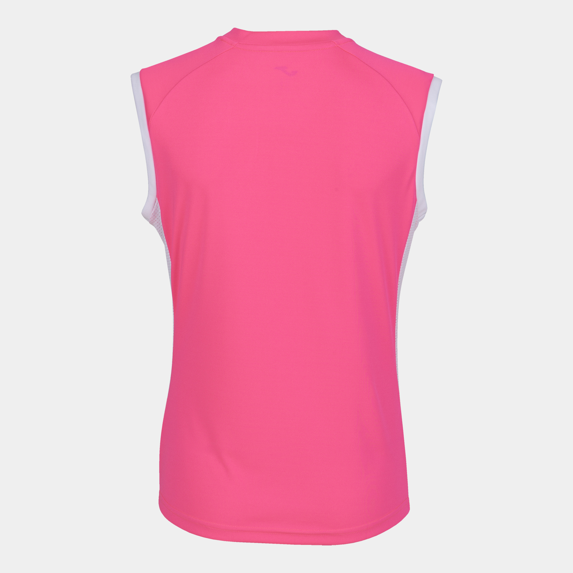 T-shirt De Alça Joma Supernova Ii Rosa Fluorescente Branco