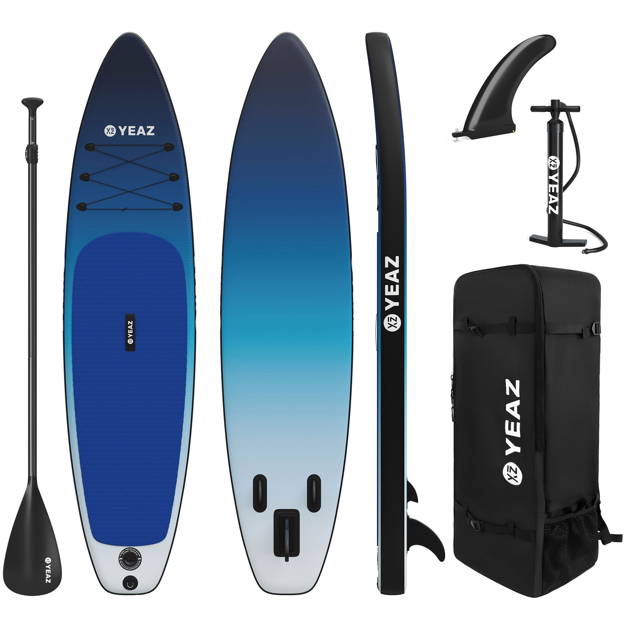Tabla Y Kit De Sup Yeaz Ocean Beach Exotrace Pro - azul - 