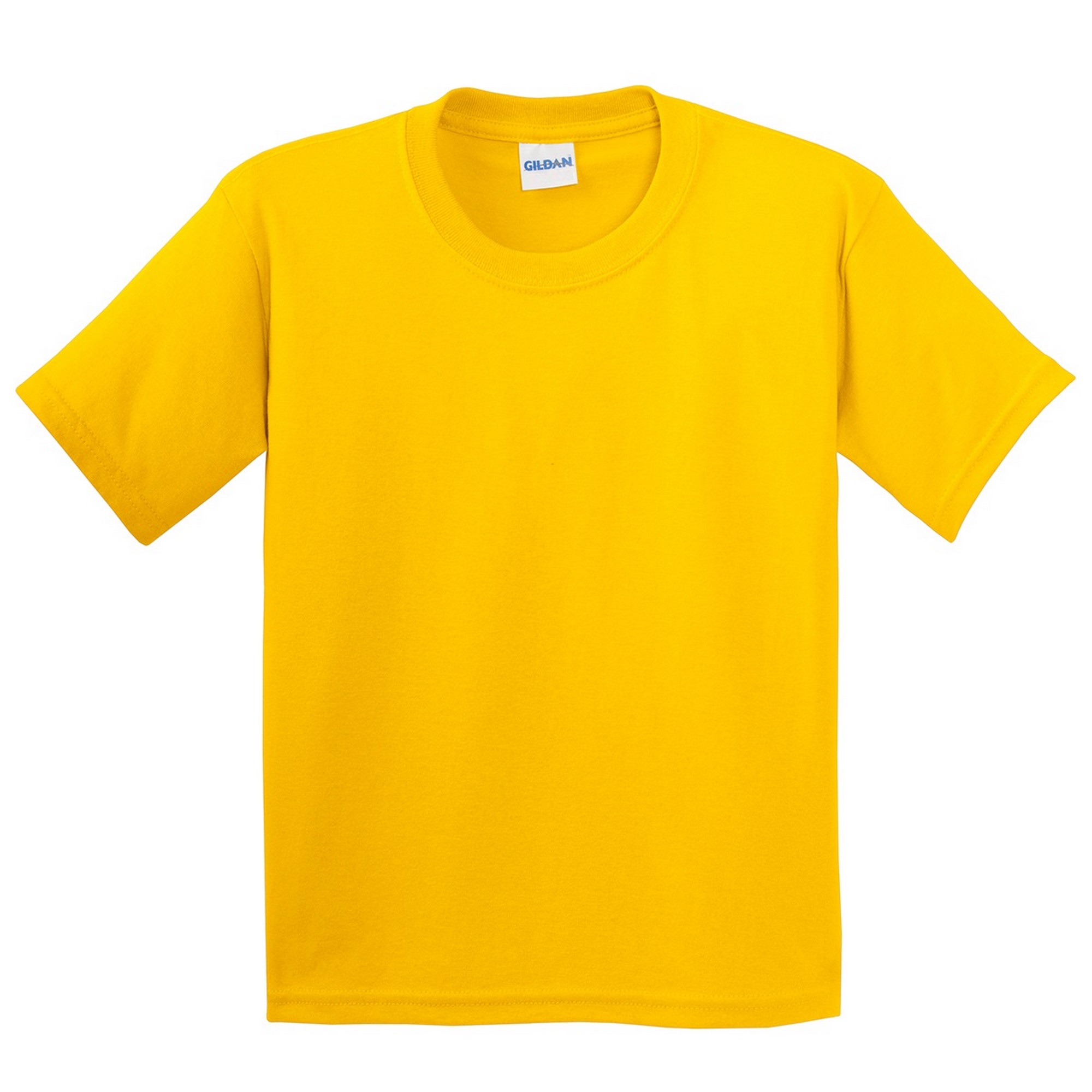 Camiseta Básica De Manga Corta Estilosa Suave Gildan - amarillo-palo - 