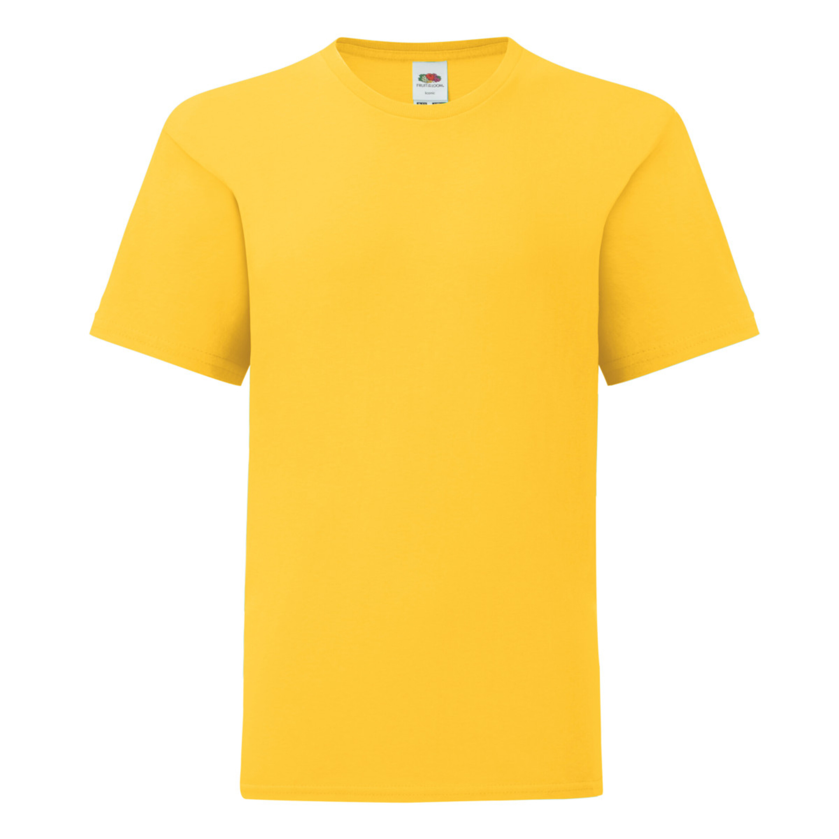Camiseta Fruit Of The Loom Original - amarillo - 