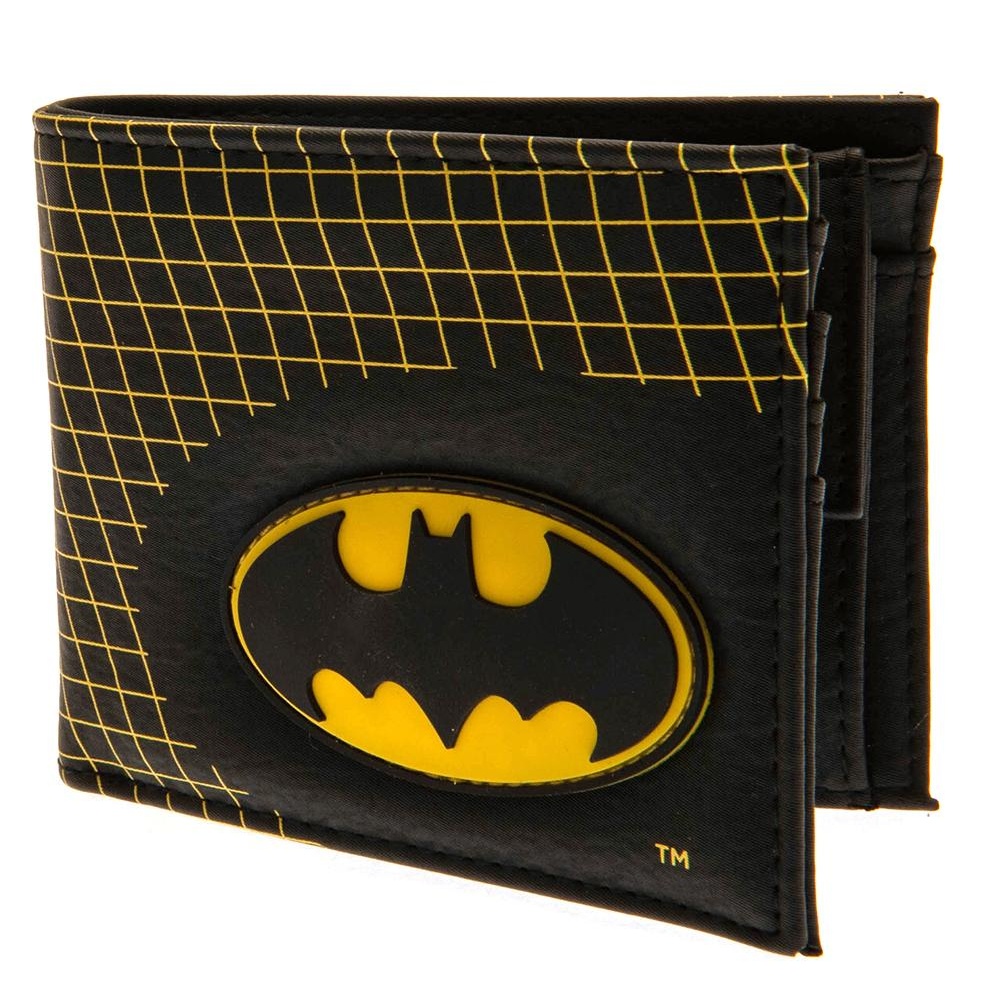 Carteira De Logotipo Batman - negro-amarillo - 