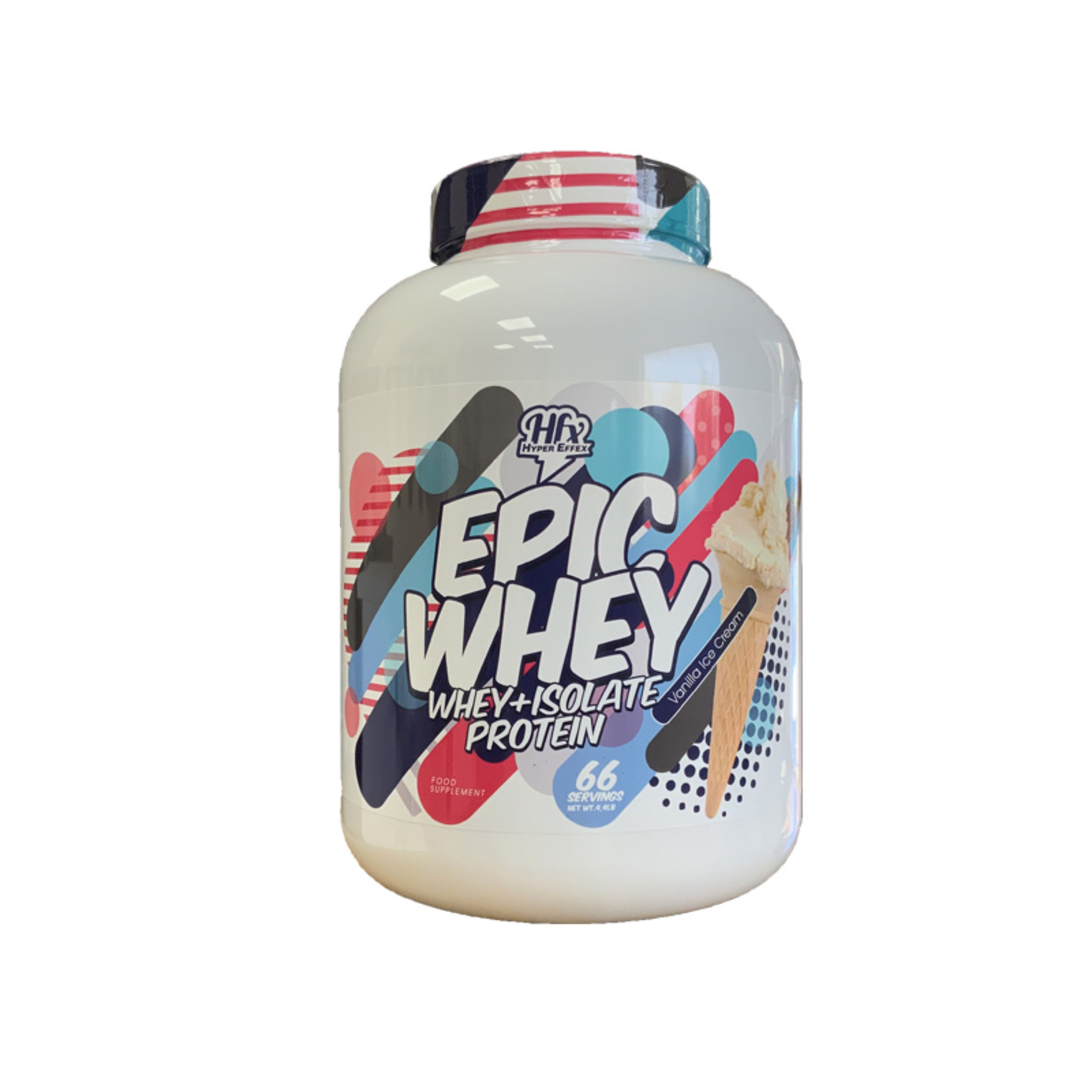 Suplemento Epic Whey 4.4lb - Whey + Isolate Protein De Hypper Effex  MKP