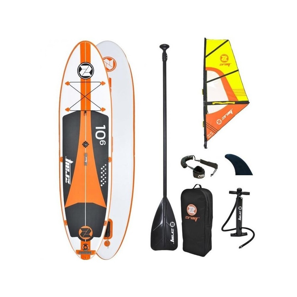 Tabla Paddle Surf Hinchable Zray Windsurf Pro 10'6" - blanco - 