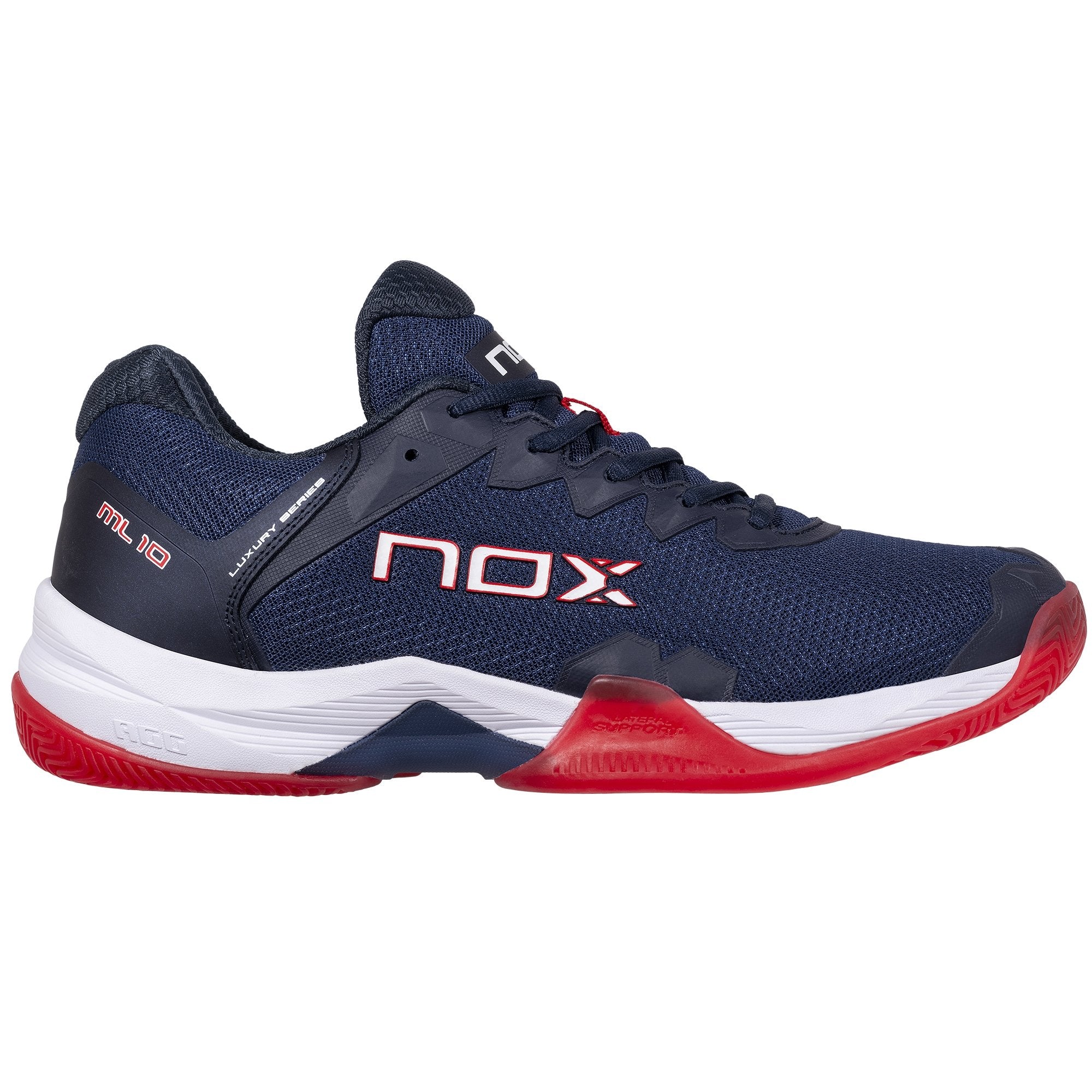 Nox Ml10 Hexa Azul Azul Vermelho Calmlhexblfr - O Nox ML Hexa, o favorito de Lamperti, oferece desempenho, design e proteção no padel. | Sport Zone MKP