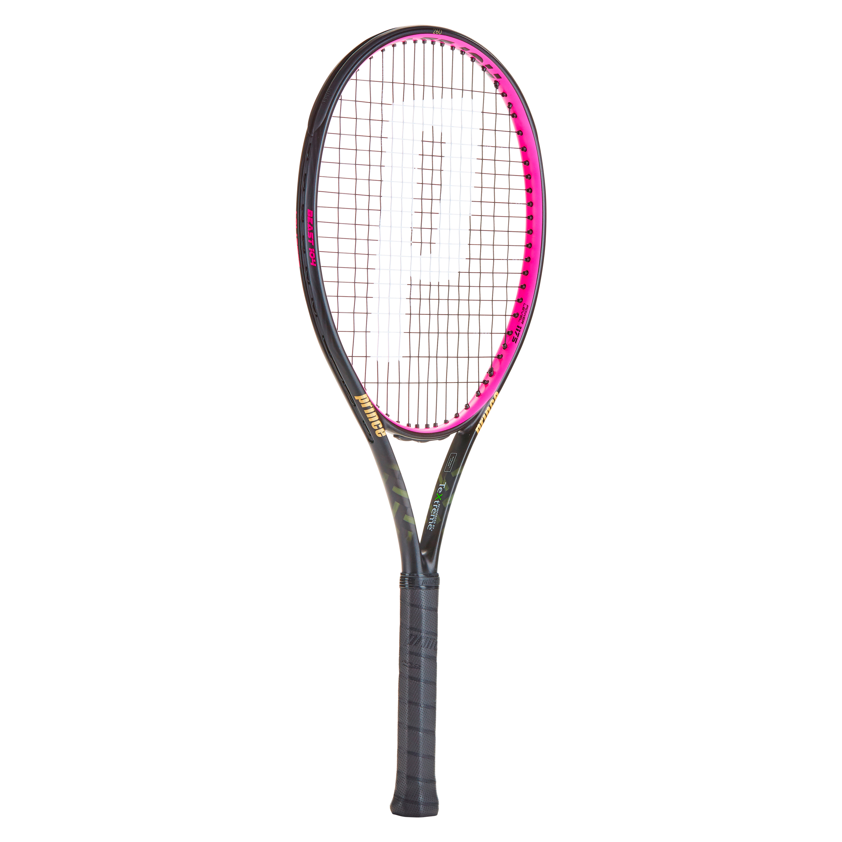 Raqueta De Tenis Txt2 Beast 104 260 Pink Encordada Y Con Funda Prince