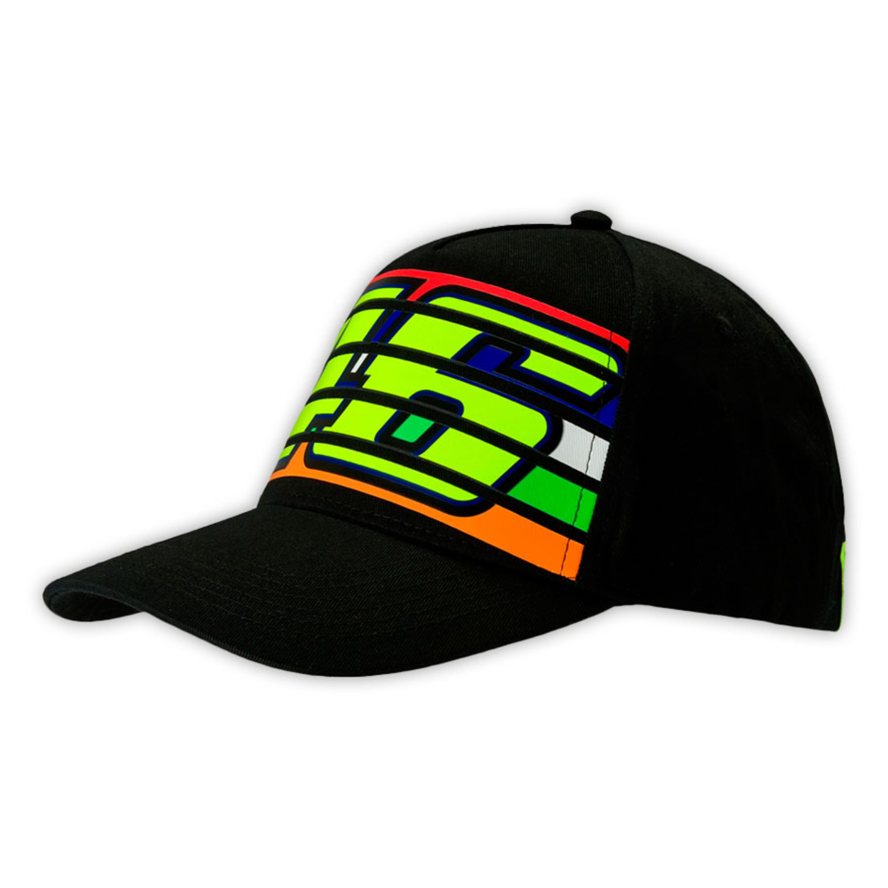 Gorra Valentino Rossi 46 Líneas Negro