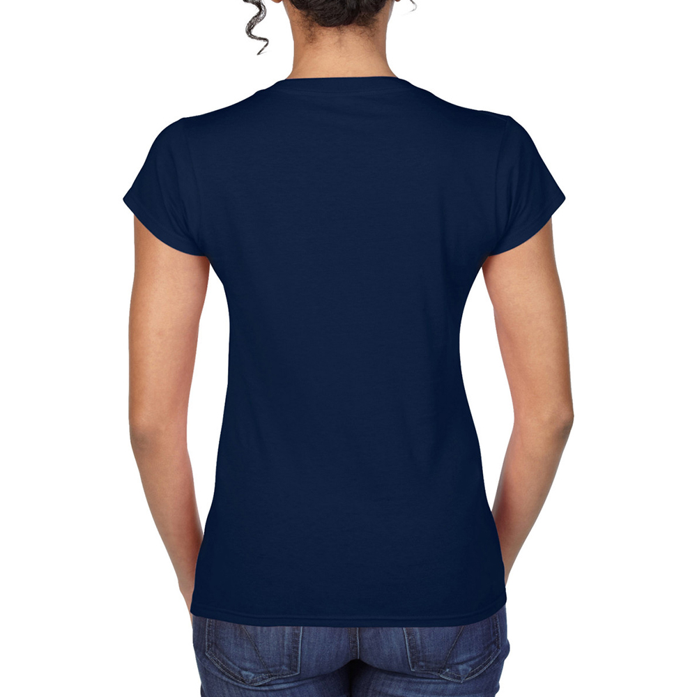 T-shirt Com Decote Em V Gildan