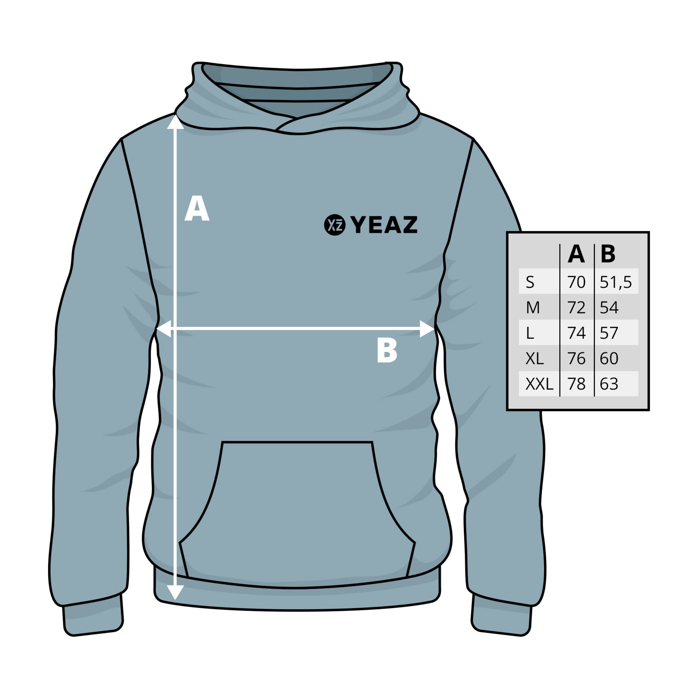 Sweatshirt Com Capuz Yeaz Cusher Ocean