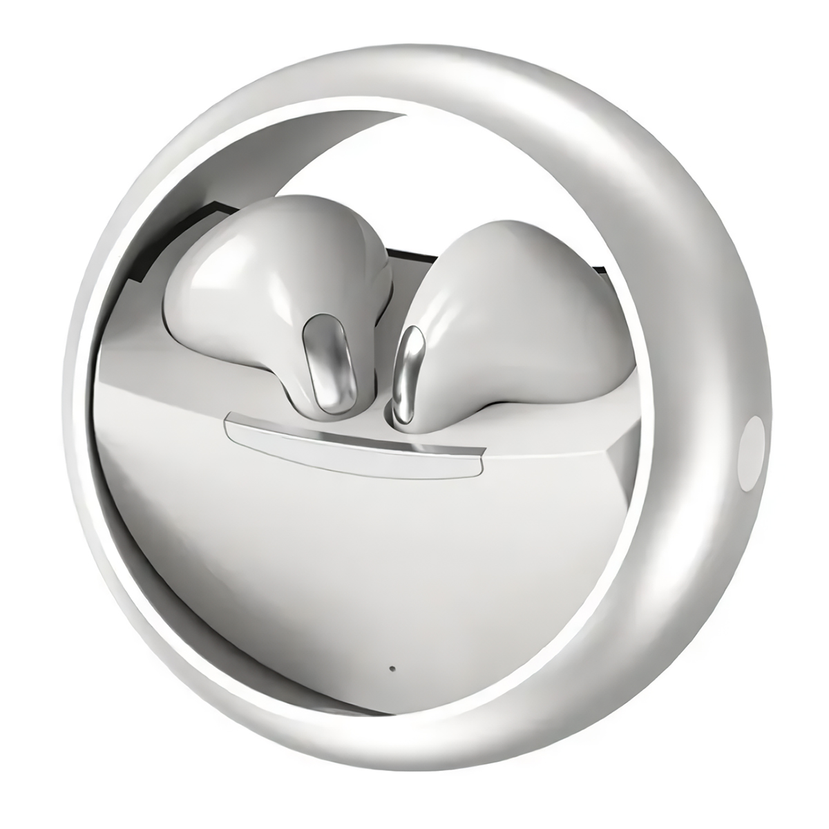 Auriculares Inalámbricos Klack Km89 Con Diseño Giratorio Bluetooth 5.0 - blanco - 