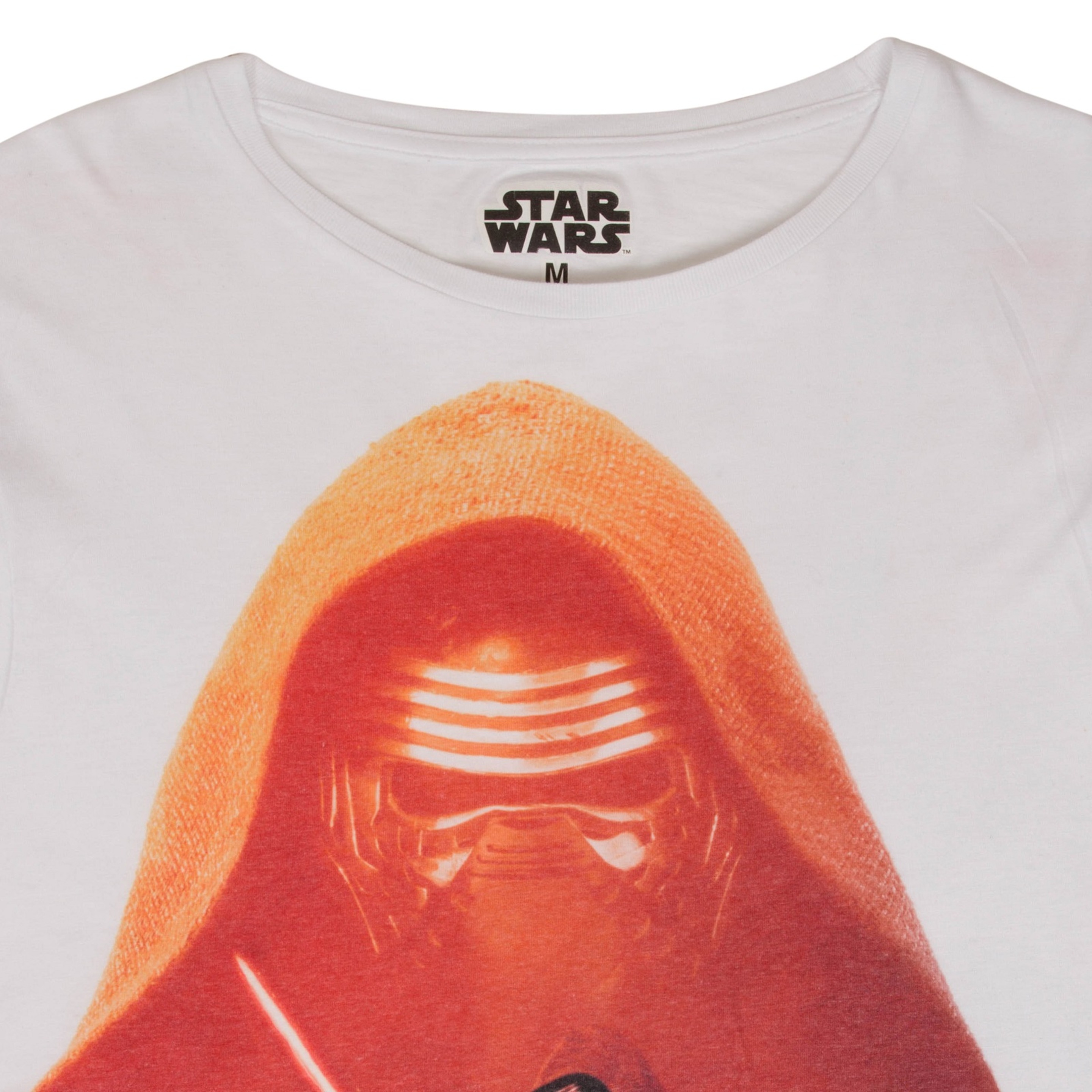 La Guerra De Las Galaxias - Camiseta Oficial Para Hombre - Rojo Kylo Ren - Large