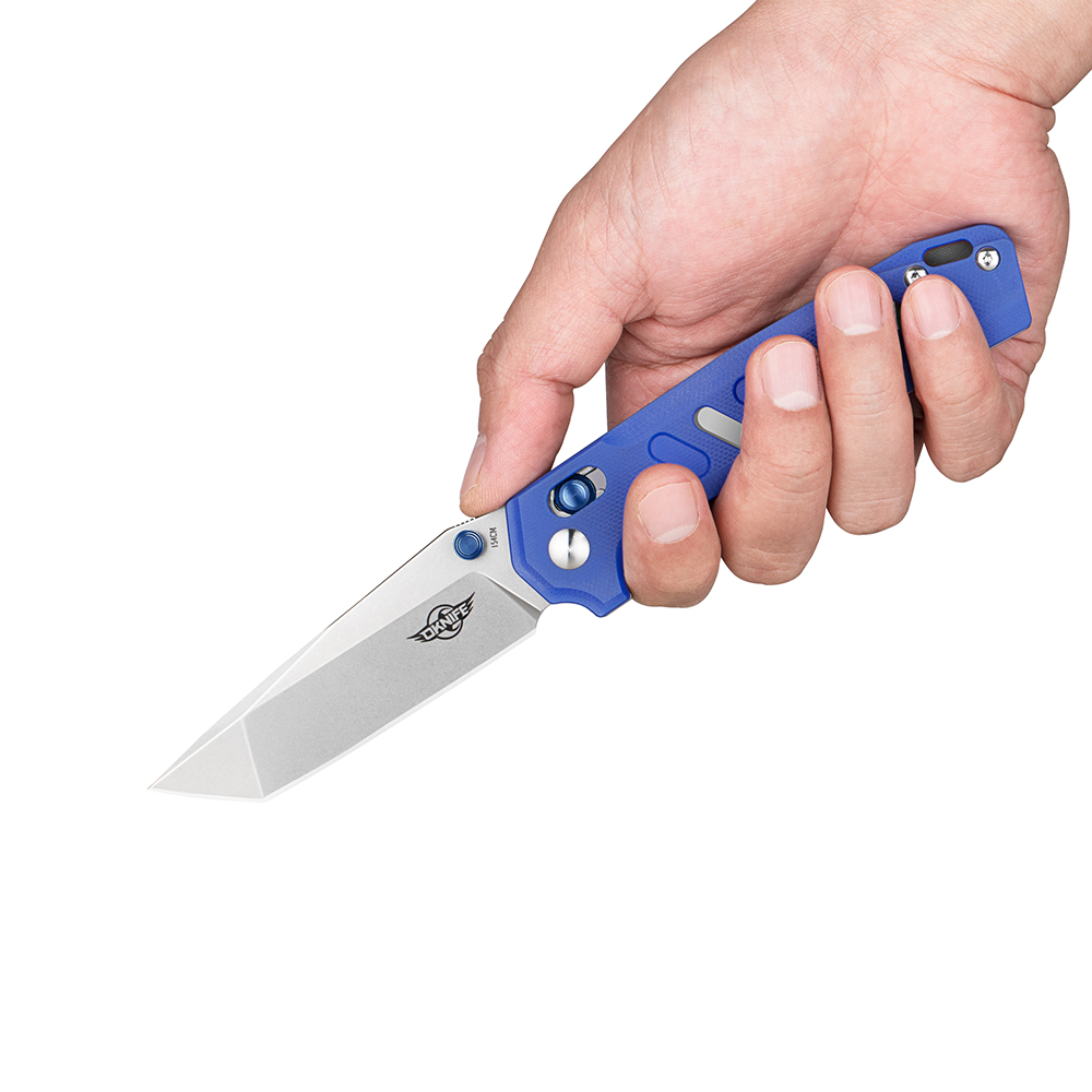 Navaja Edc Rubato Oknife - Azul - Navaja Compacta Con Hoja De Acero  MKP