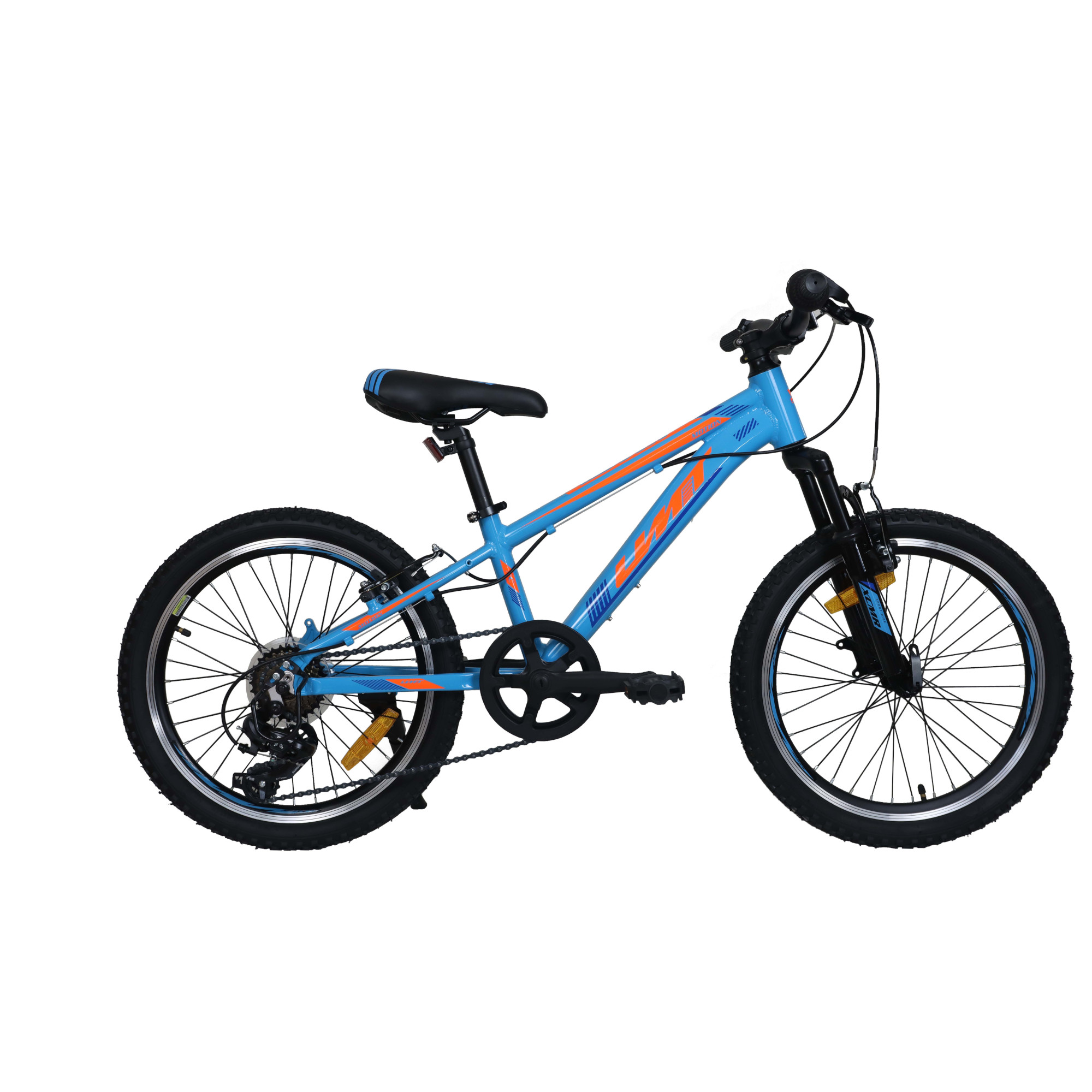 Bicicleta Infantil Umit 4motion 20” Alumínio Para Crianças De 5 A 8 Anos Cor Azul - azul - 