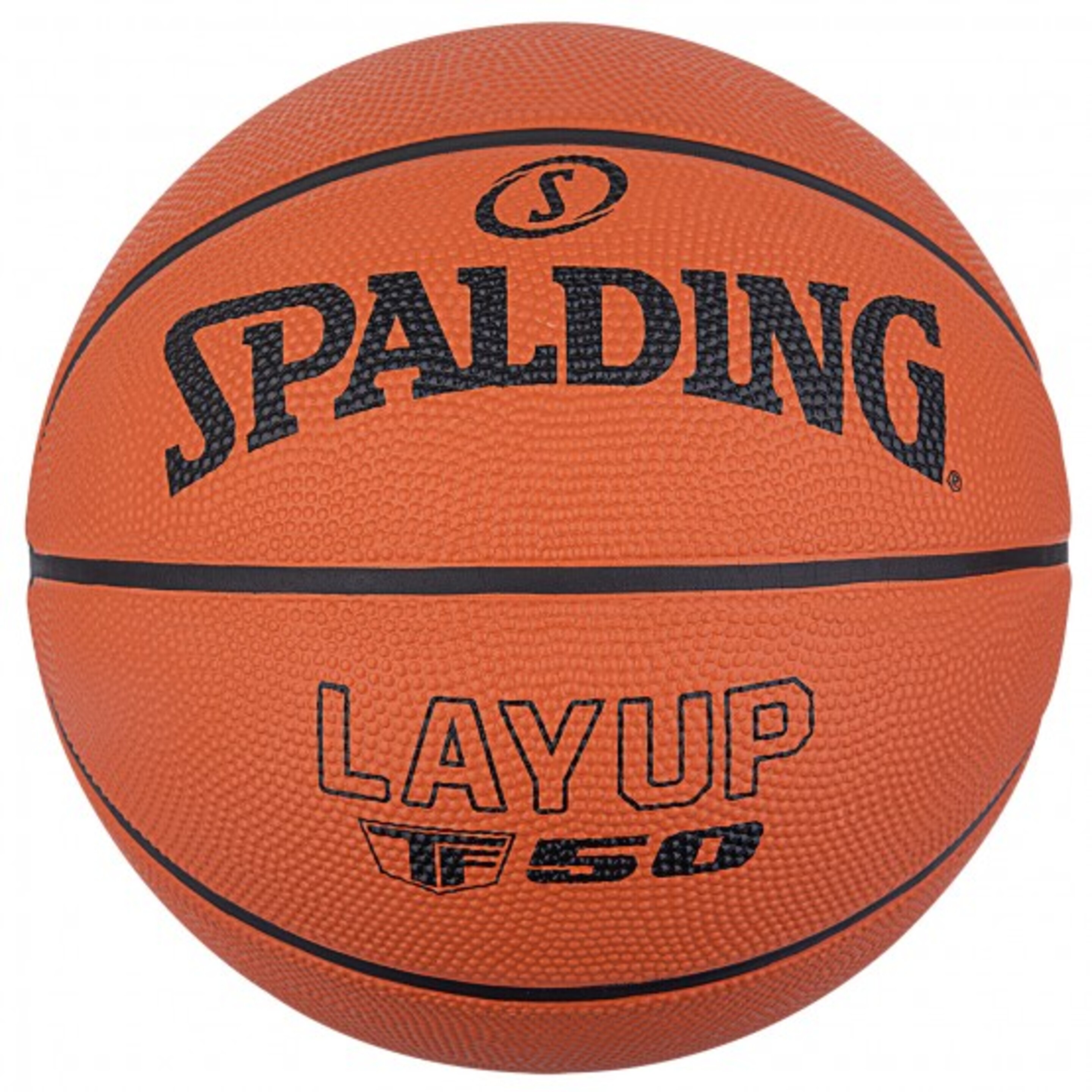 Balón De Baloncesto Spalding Layup Tf-50 Sz5.caucho - naranja - 