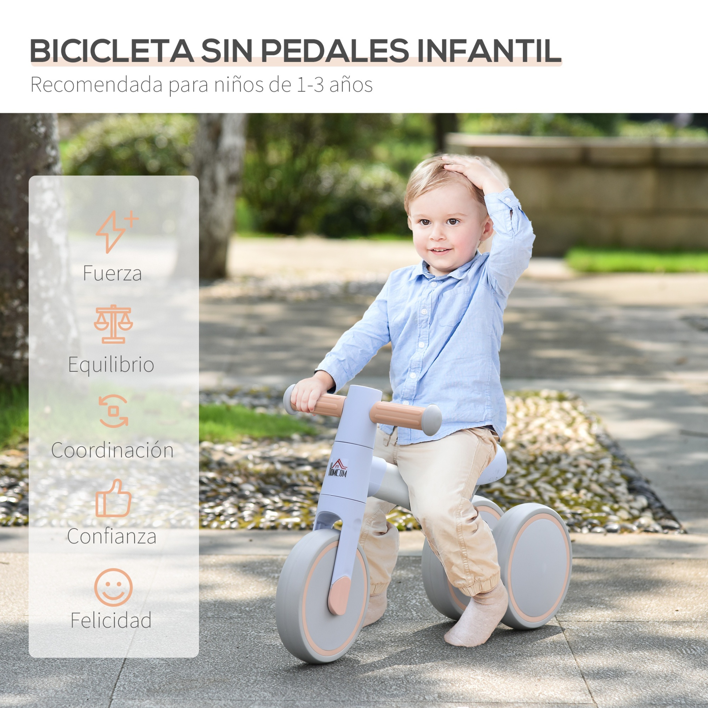 Bicicleta Sin Pedales Homcom 370-183bu