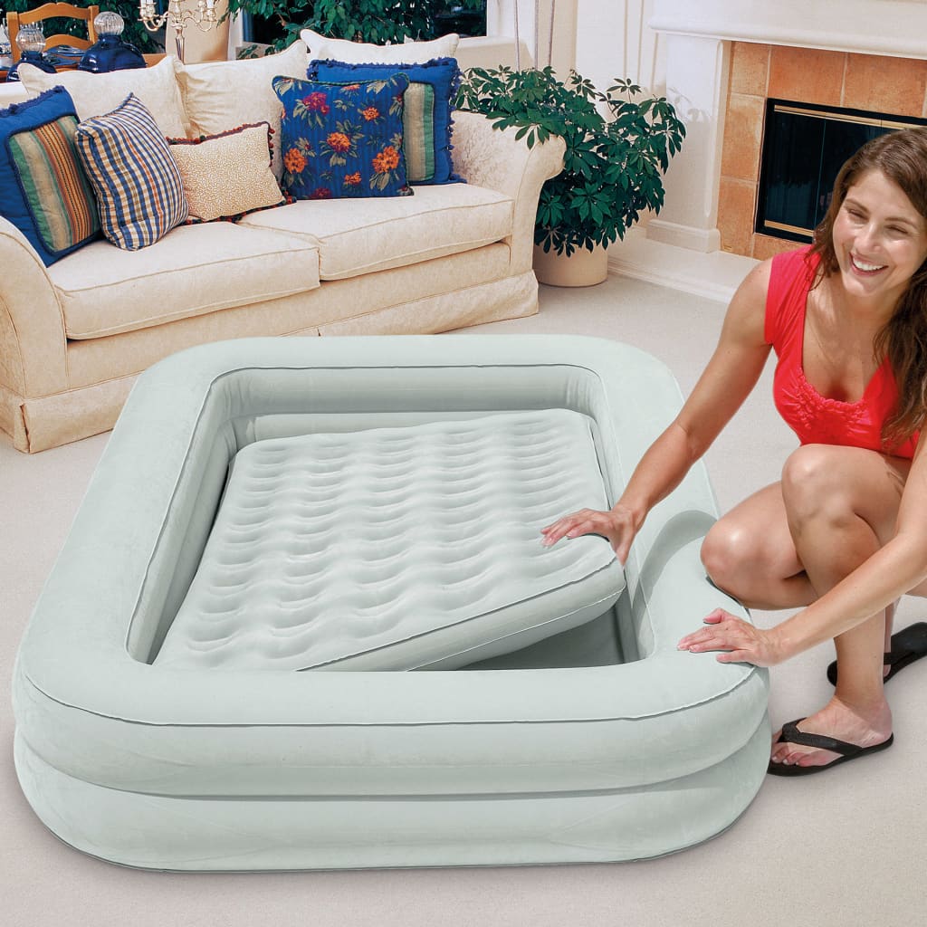 Colchón Inflable Intex Kidz Travel Bed Set 168x107x25 Cm