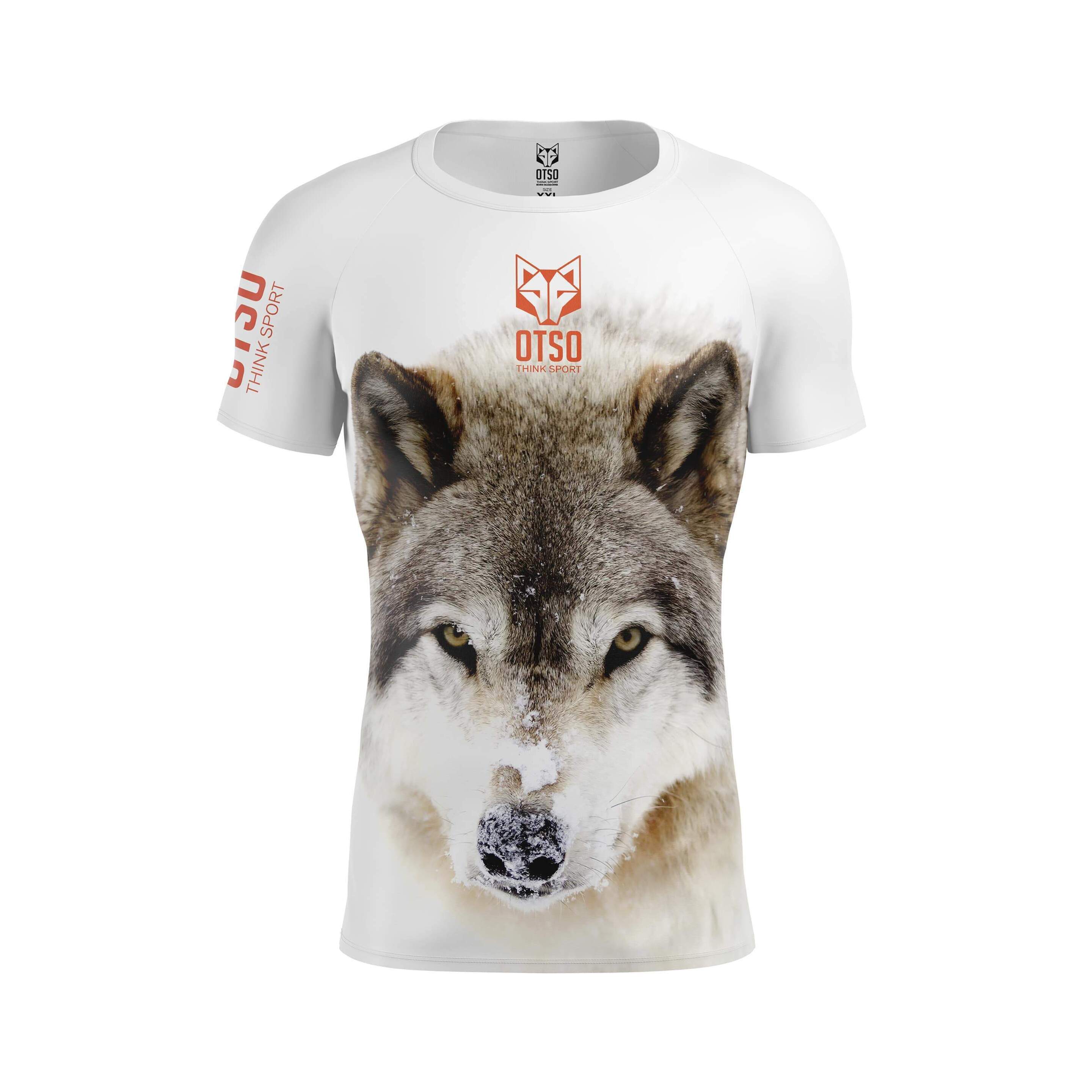 Camiseta Manga Corta Wolf - blanco - 
