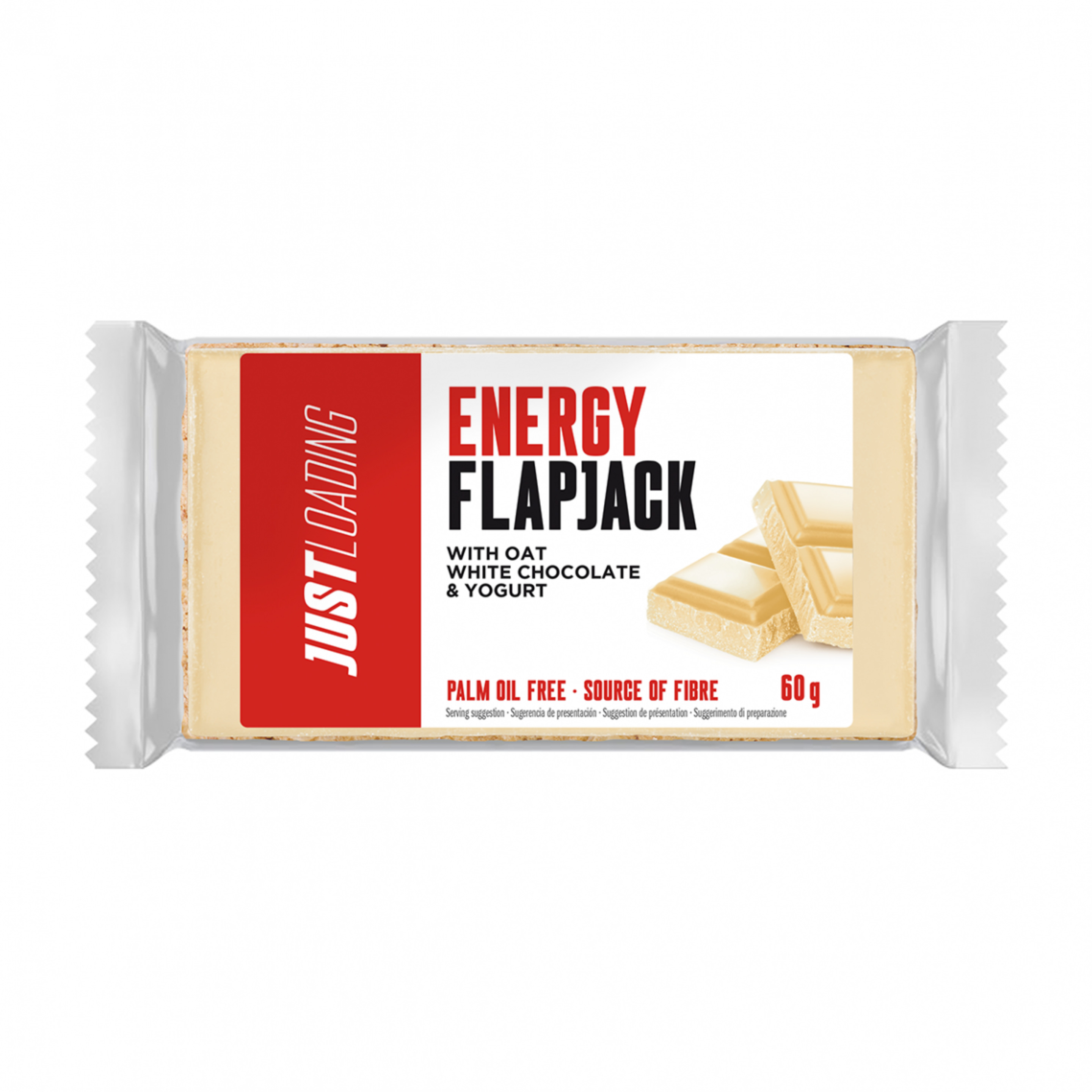 Flapjack Energético Chocolate Blanco Y Yogur Justloading - Sabor Chocolate Blanco Y Yogur  MKP