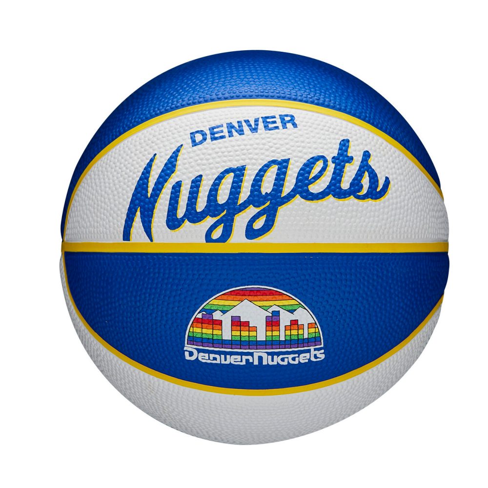 Mini Balón De Baloncesto Wilson Nba Team Retro – Denver Nuggets - azul - 