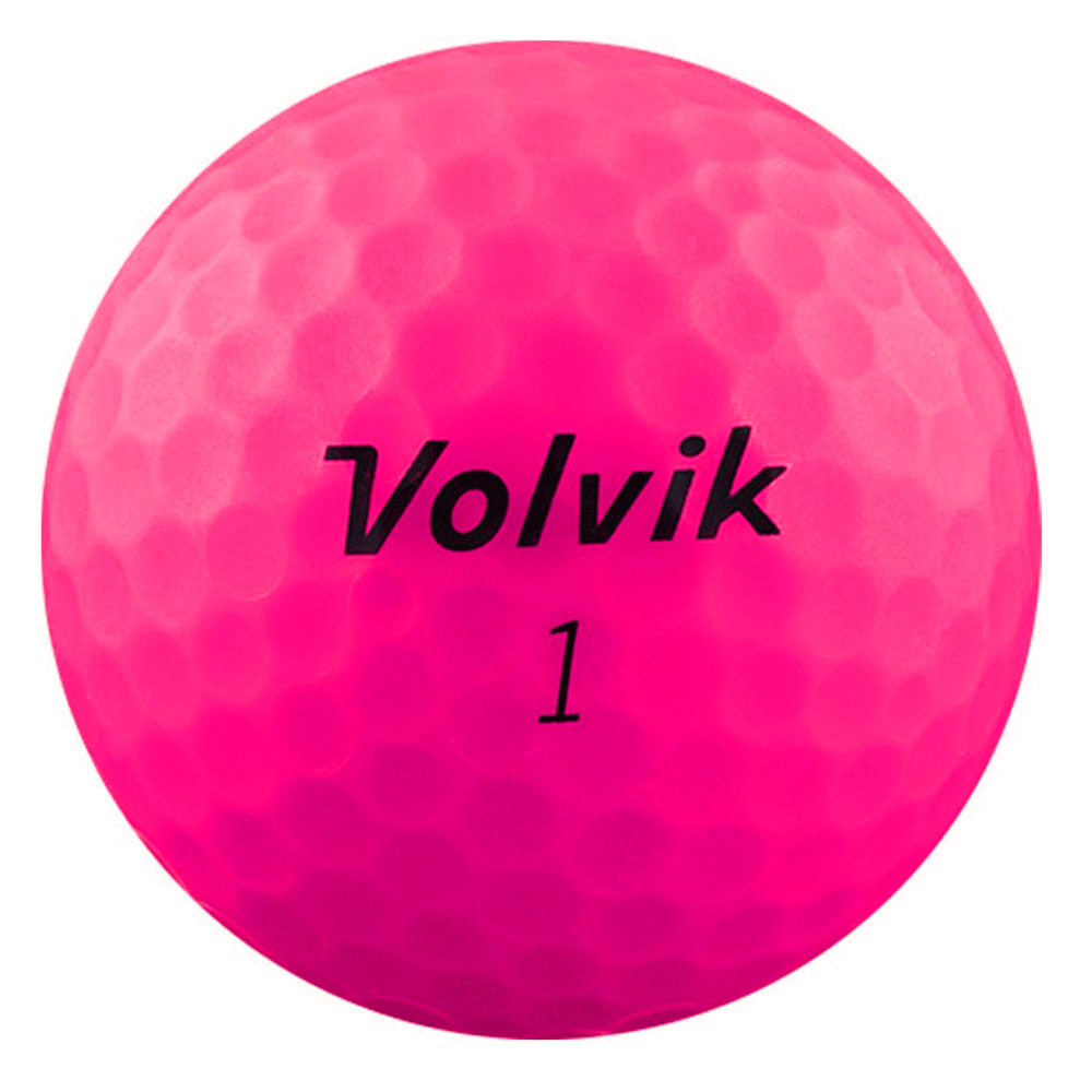 Caja De 12 Bolas De Golf Volvik Vimat Soft - rosa - 
