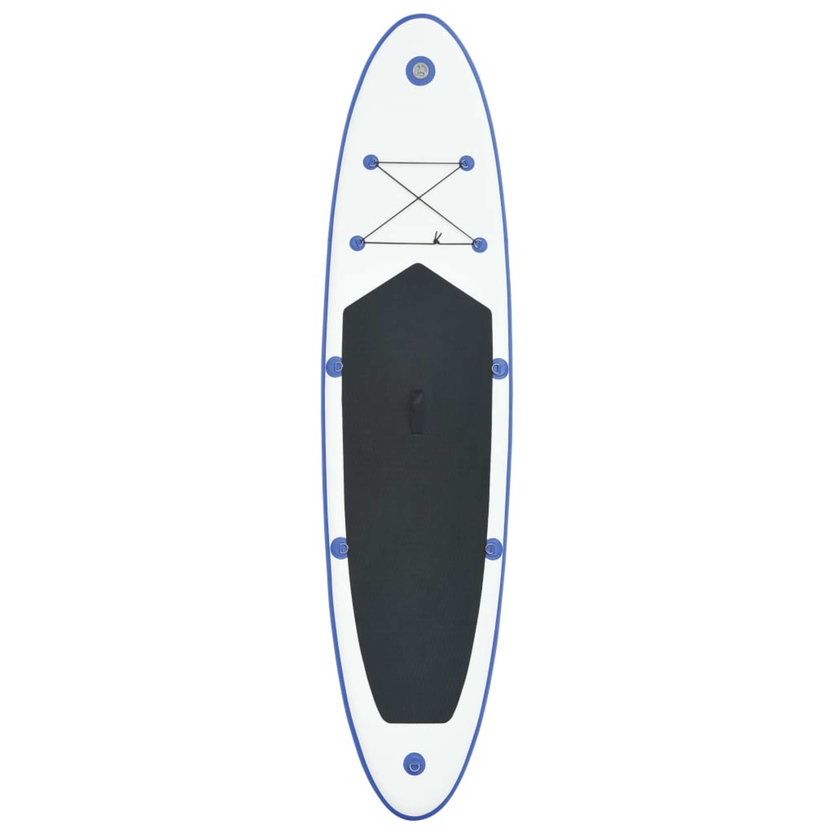 Vidaxl Set De Paddel Surf Tabla Sup Inflable Azul Y Blanco