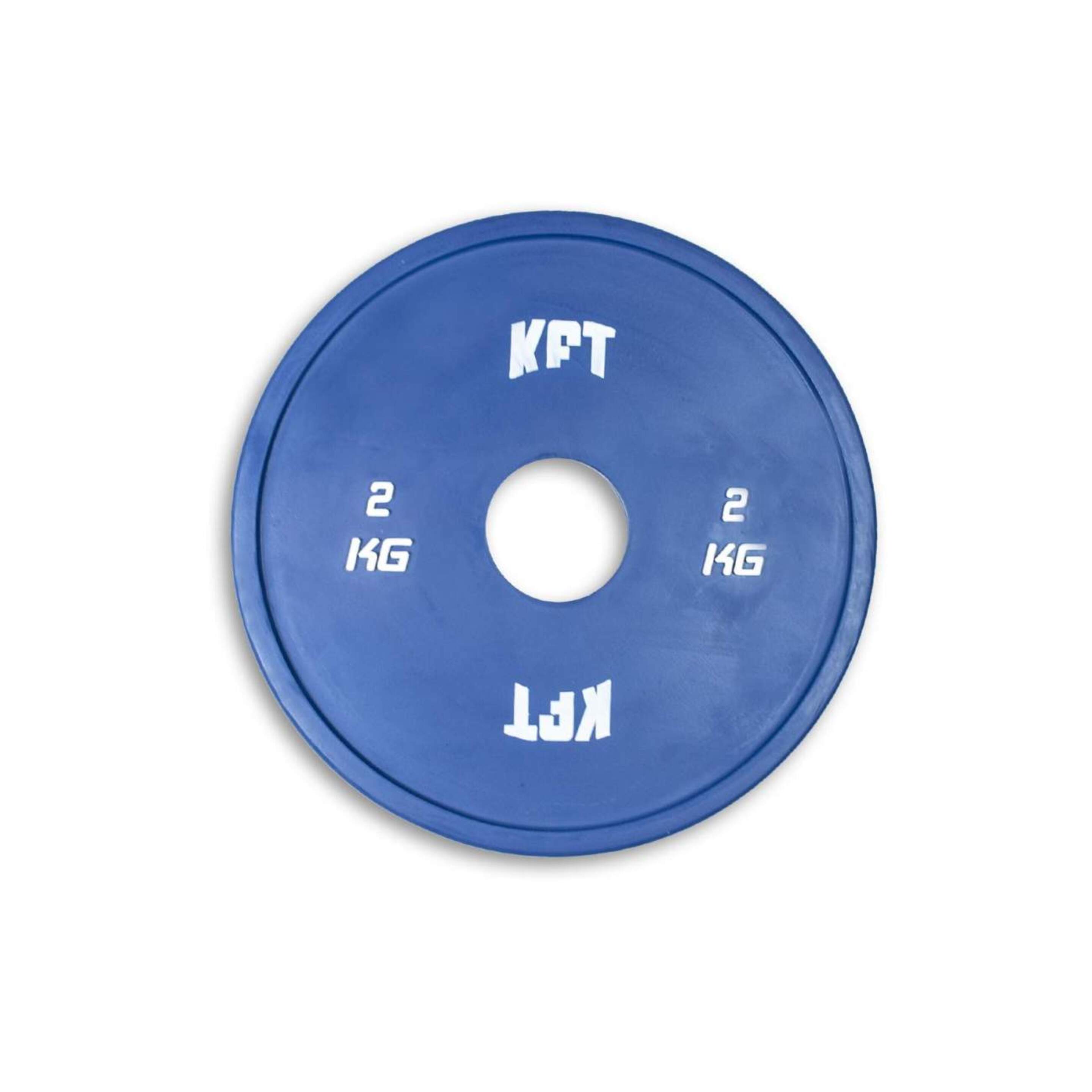 Disco Olímpico Fraccional Halterofilia Kft (2 Kg) - Azul  MKP