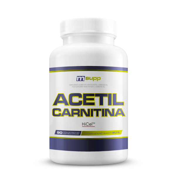 Acetil L-carnitina - 90 Cápsulas Vegetales De Mm Supplements -  - 