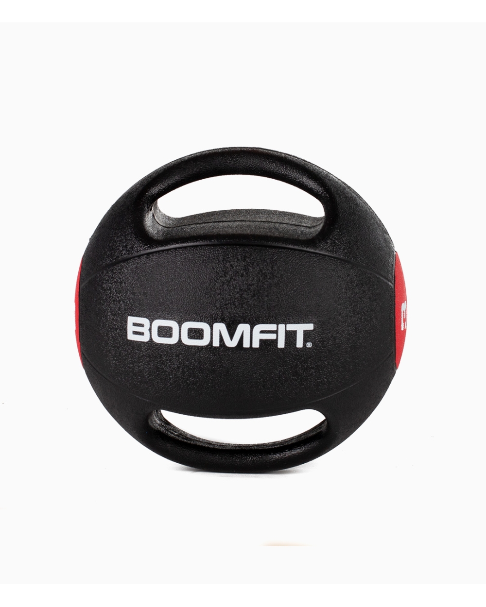 Bola Medicinal C/ Pega 5kg - Boomfit - negro-rojo - 