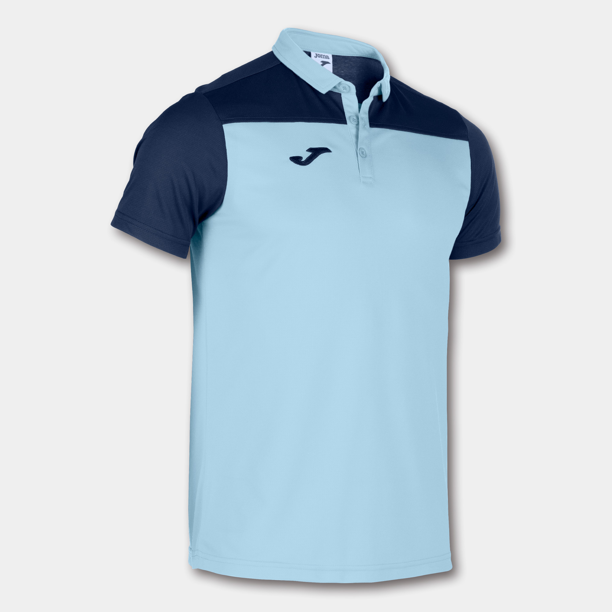 Polo Manga Corta Joma Hobby Ii Celeste Marino