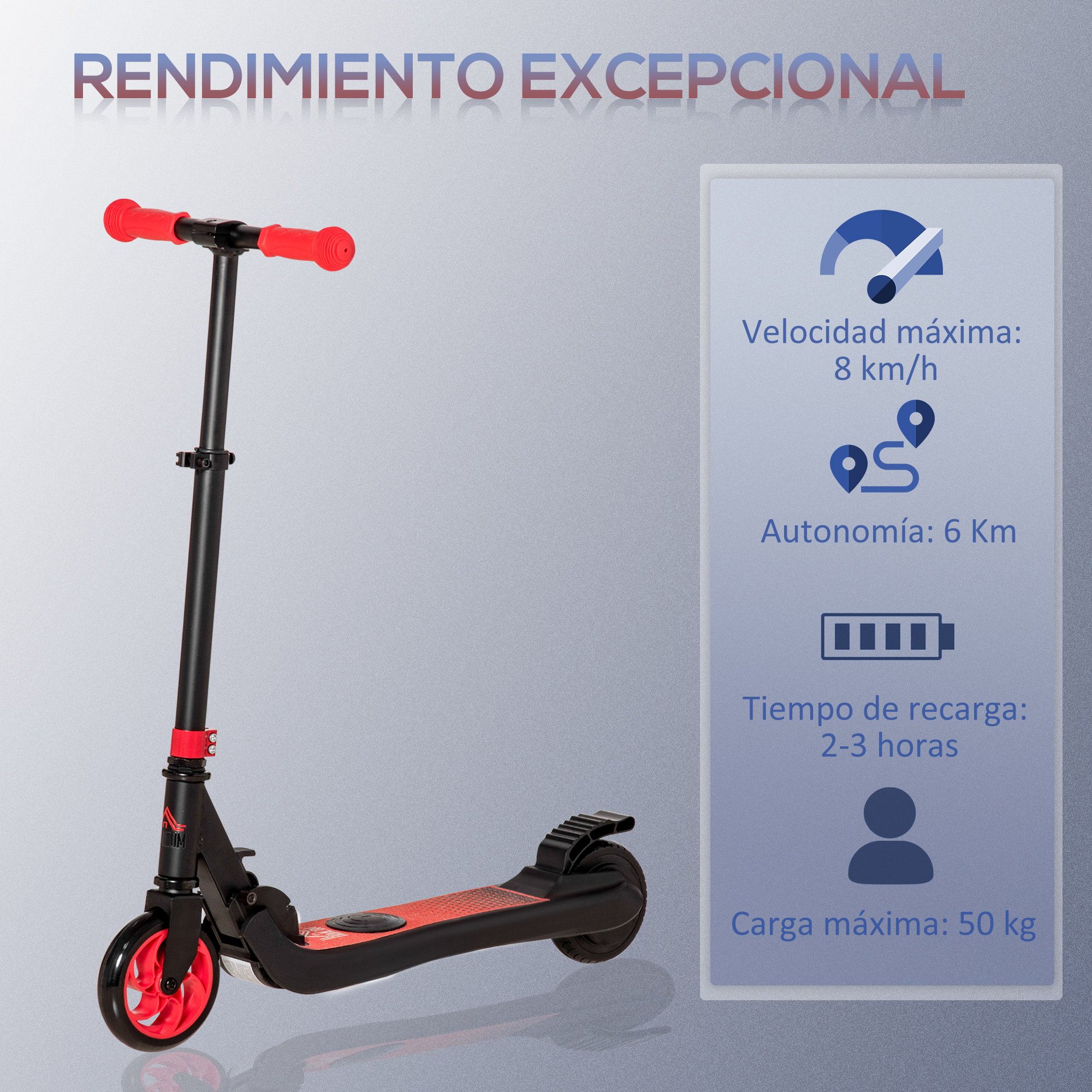 Patinete Eléctrico Homcom Aa1-092rd