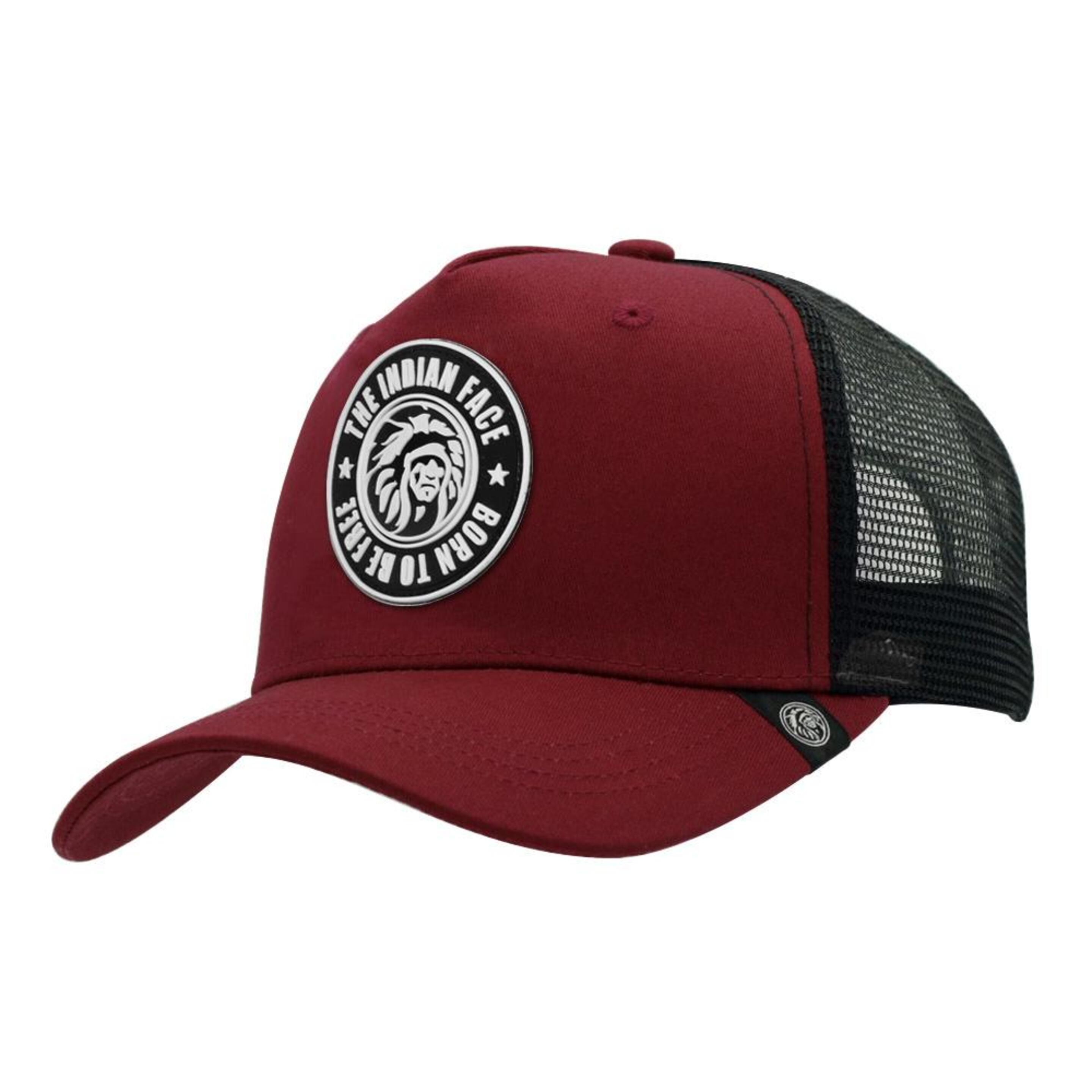 Gorra Trucker Born To Be Free Rojo The Indian Face Para Hombre Y Mujer