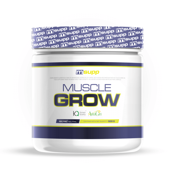Mg Amino Muscle Grow - 500g De Mm Supplements Sabor Neutro