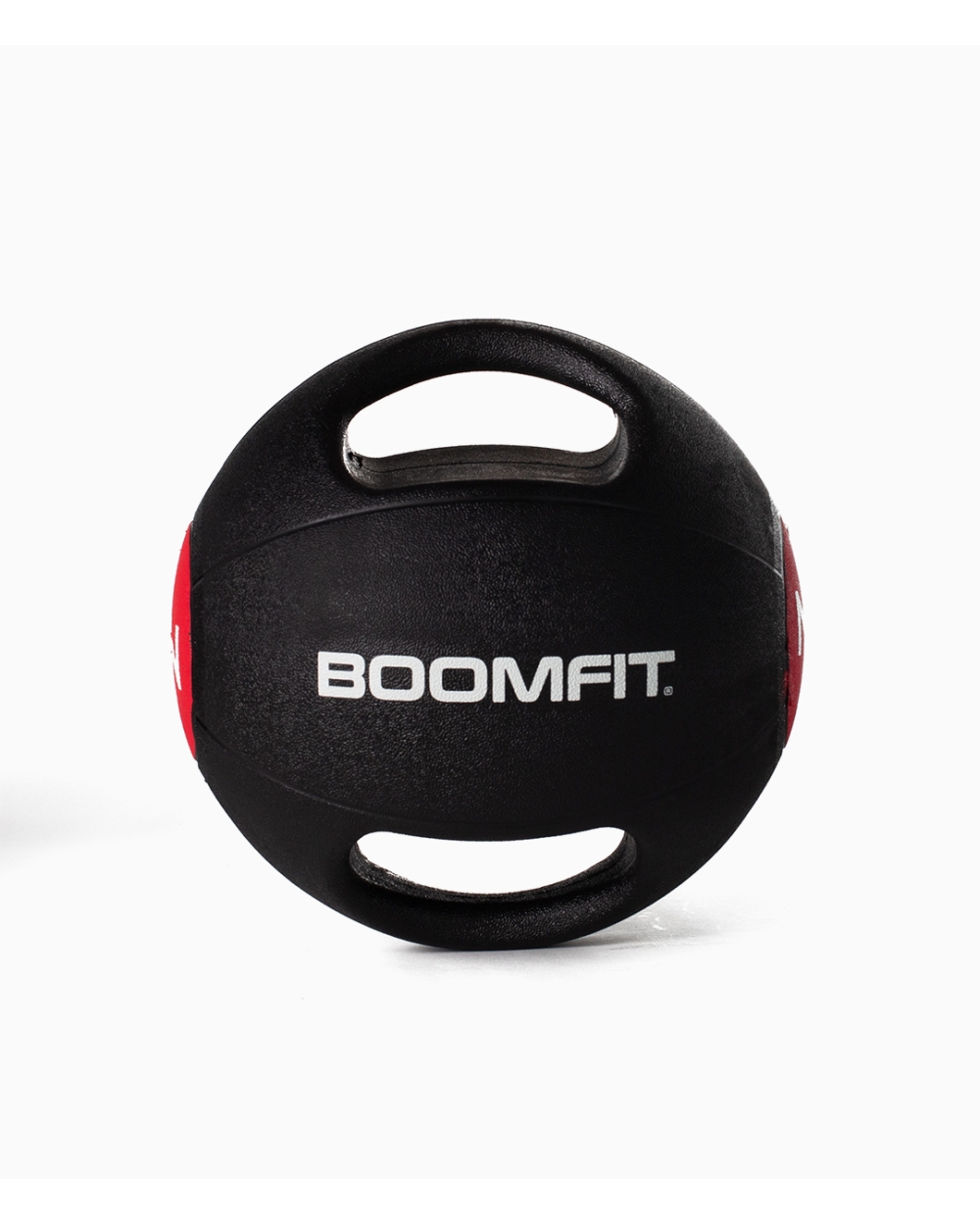 Balón Medicinal Boomfit Con Asa 7kg - negro-rojo - 
