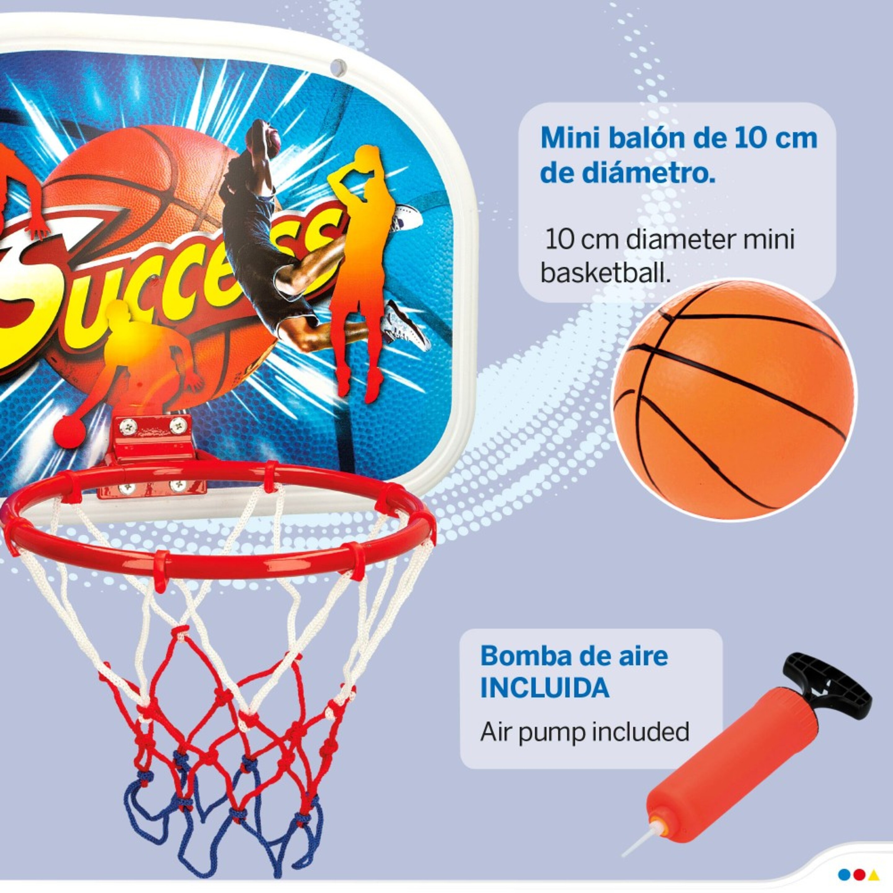 Canasta Basket Aro Metálico Cb Toys - Multicolor  MKP