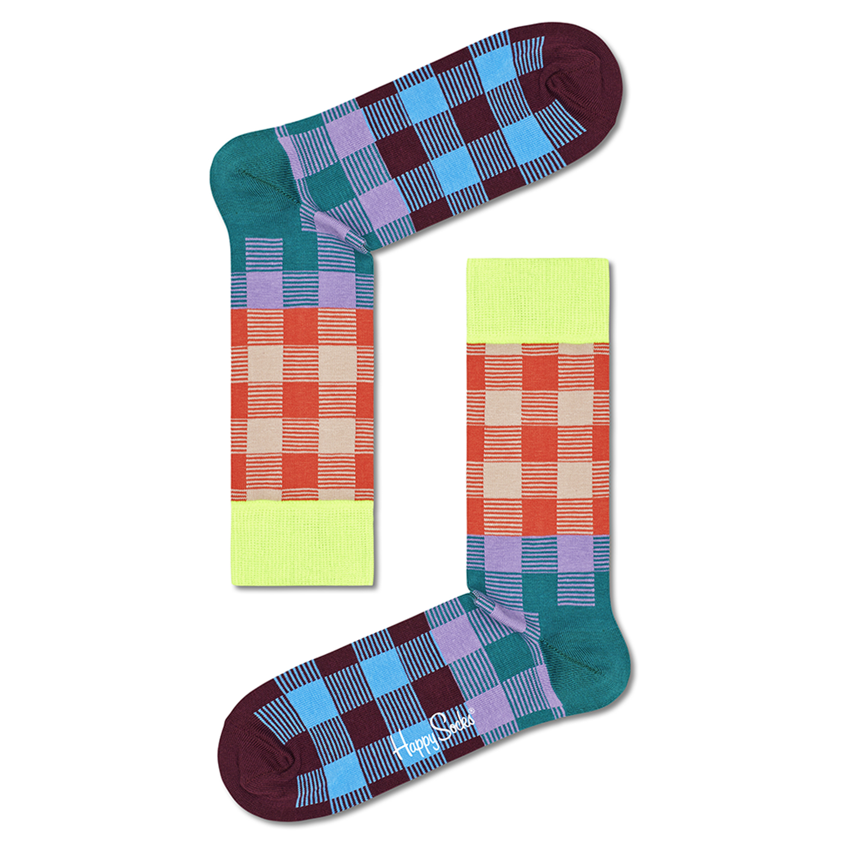 Meias Happy Socks Toalha - multicolor - 