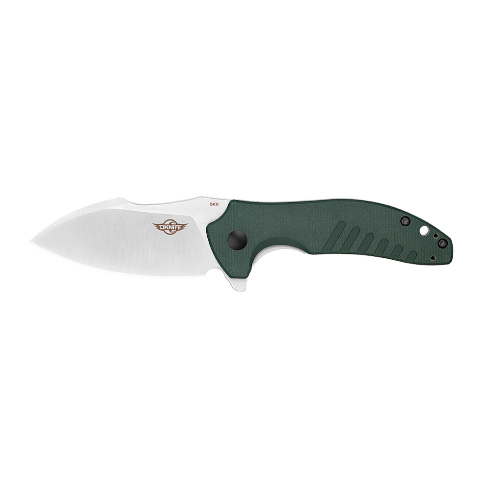 Canivete De Bolso Zilla Aço Inoxidável Oknife Verde - negro - 