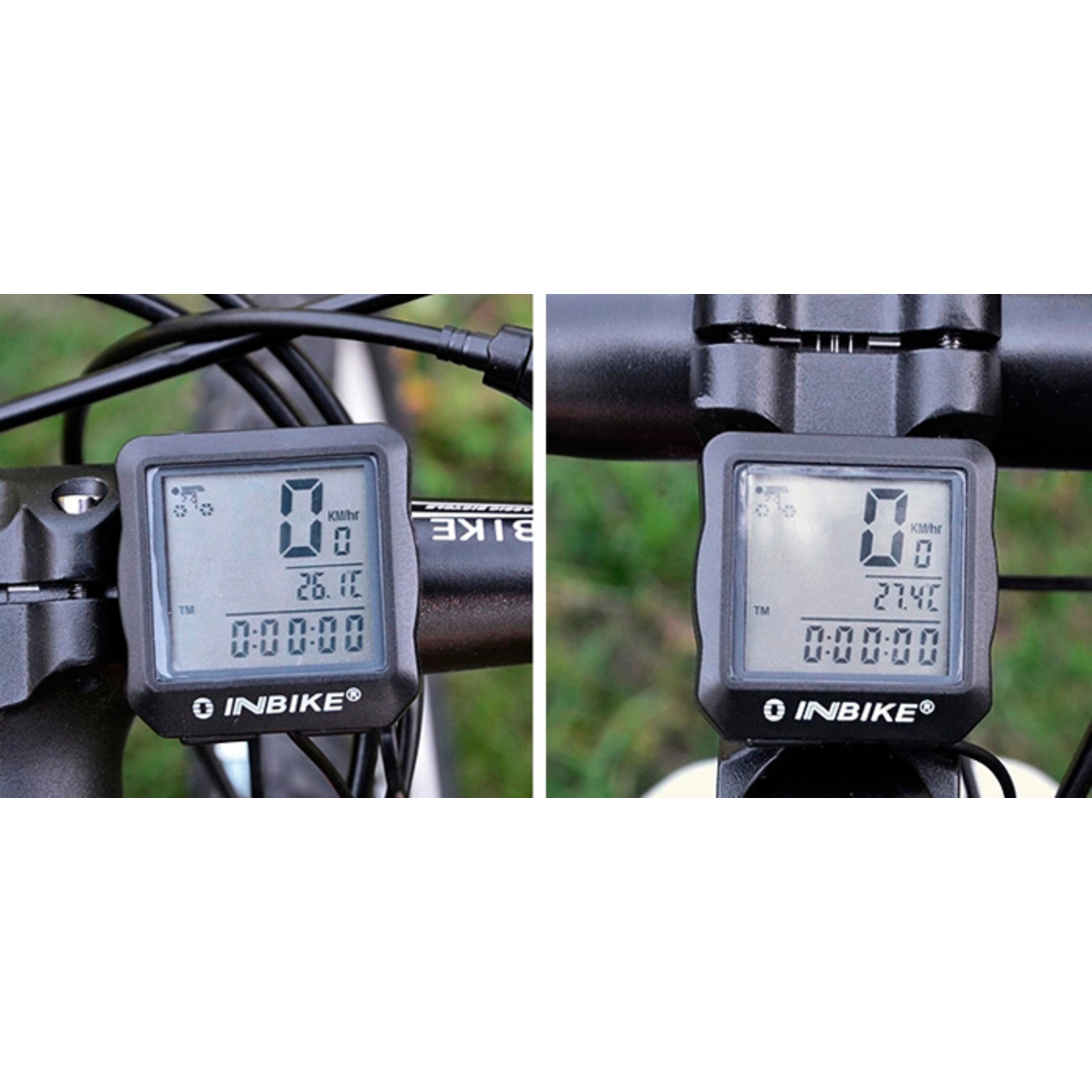 Conta-quilómetros Digital Multifunções Inbike Ic528 - Preto - Conta-quilómetros para Bicicleta | Sport Zone MKP