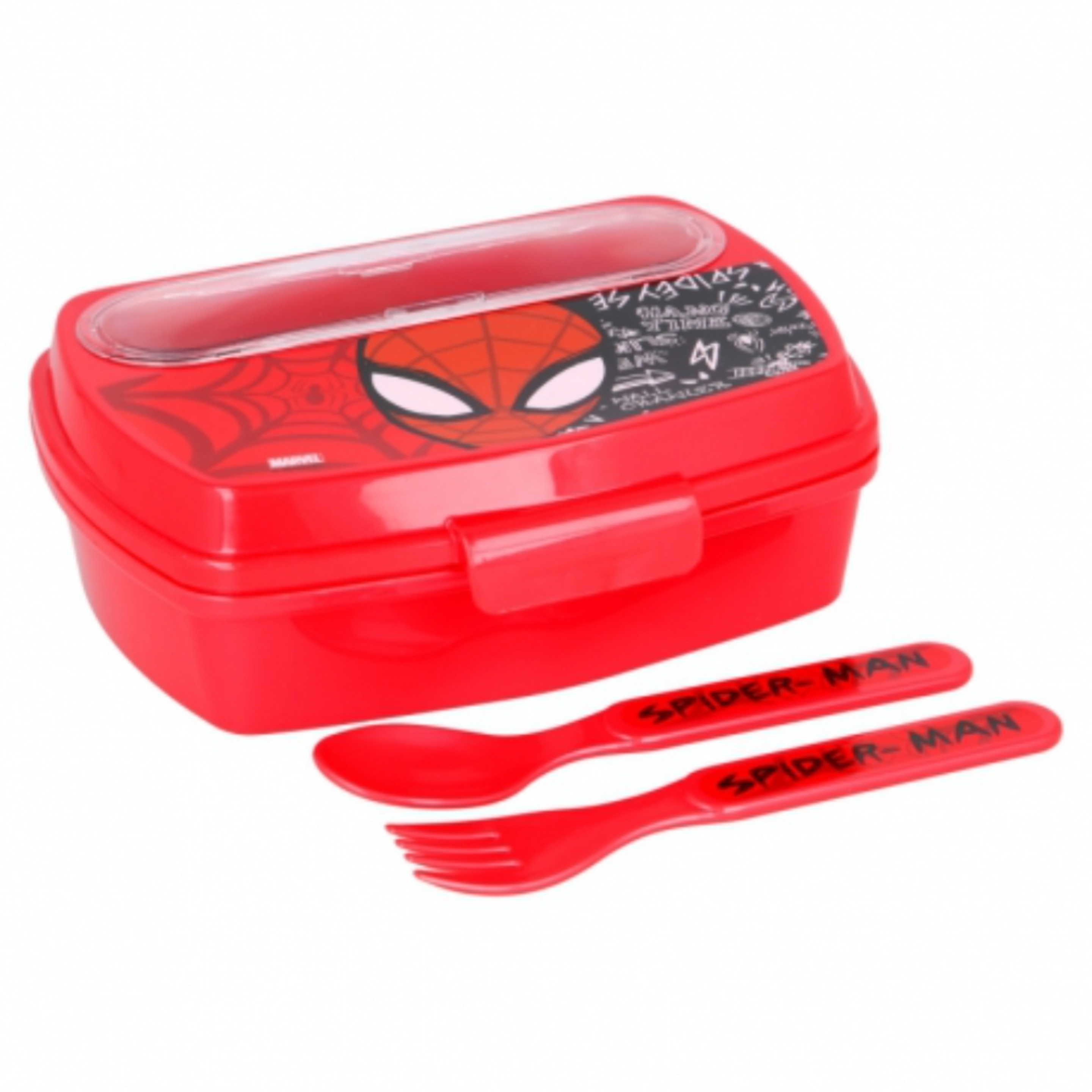 Sandwichera Spiderman 65725 - rojo - 