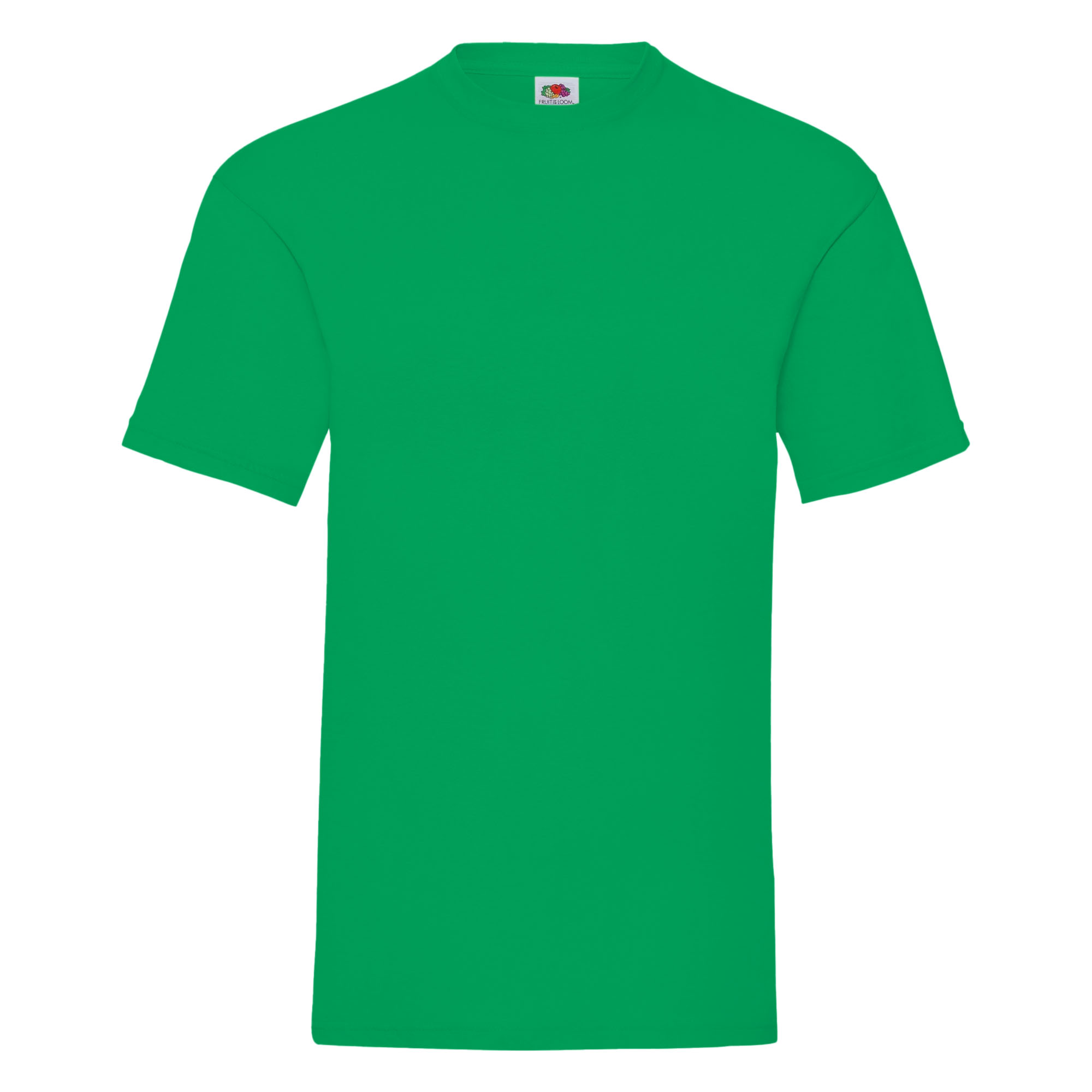 Camiseta Básica De Manga Corta Fruit Of The Loom Valueweight - verde-oscuro - 