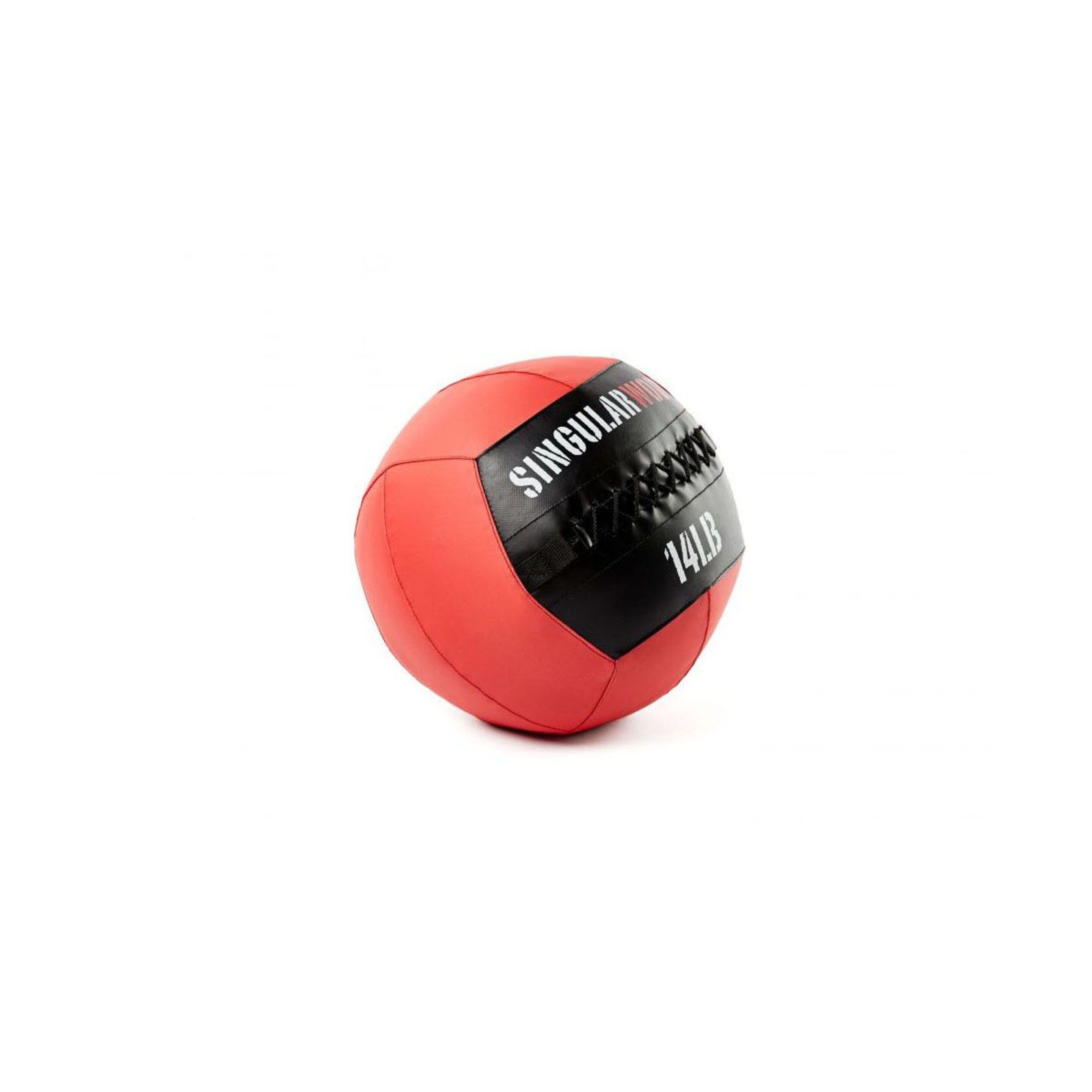 Balón Medicinal élite De 14 Lb (6,35 Kg - 35,5 Cm Diámetro)  Singular Wod - rojo-negro - 