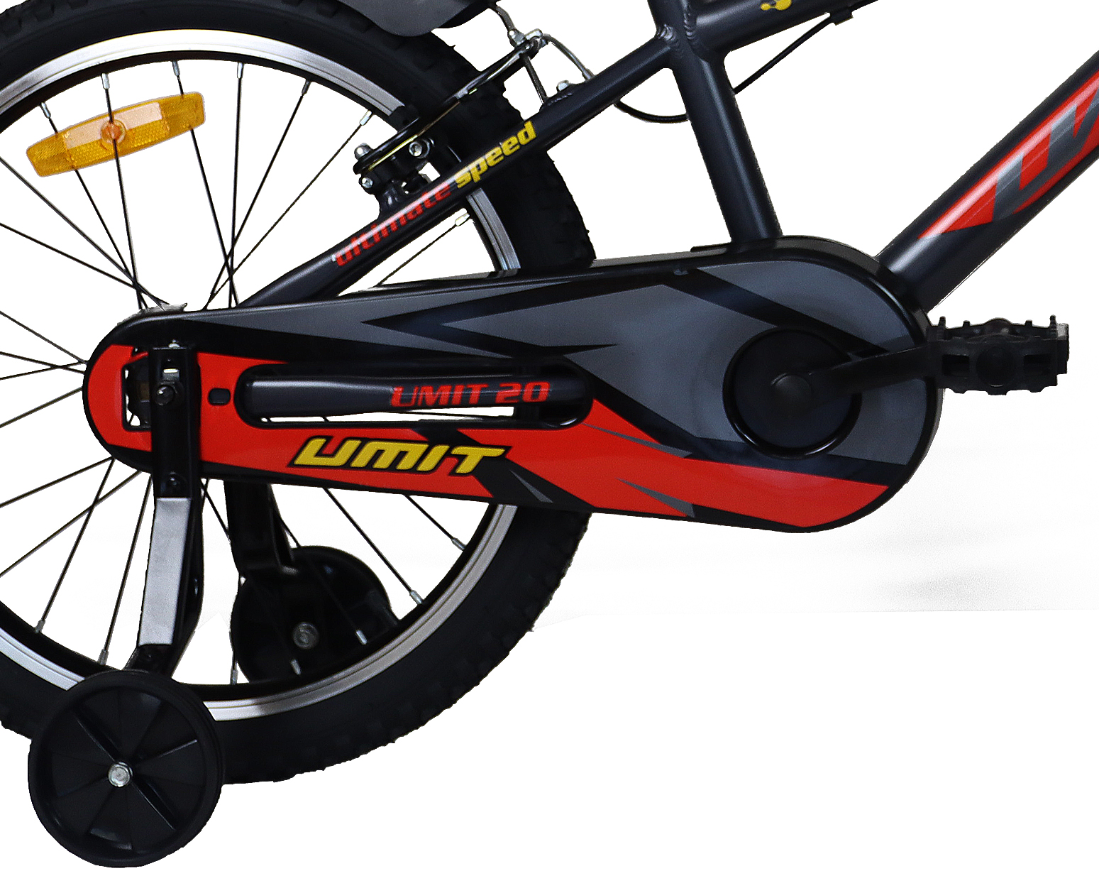 Bicicleta Montaña 20" Umit Aluminio 200 - Gris/Rojo  MKP